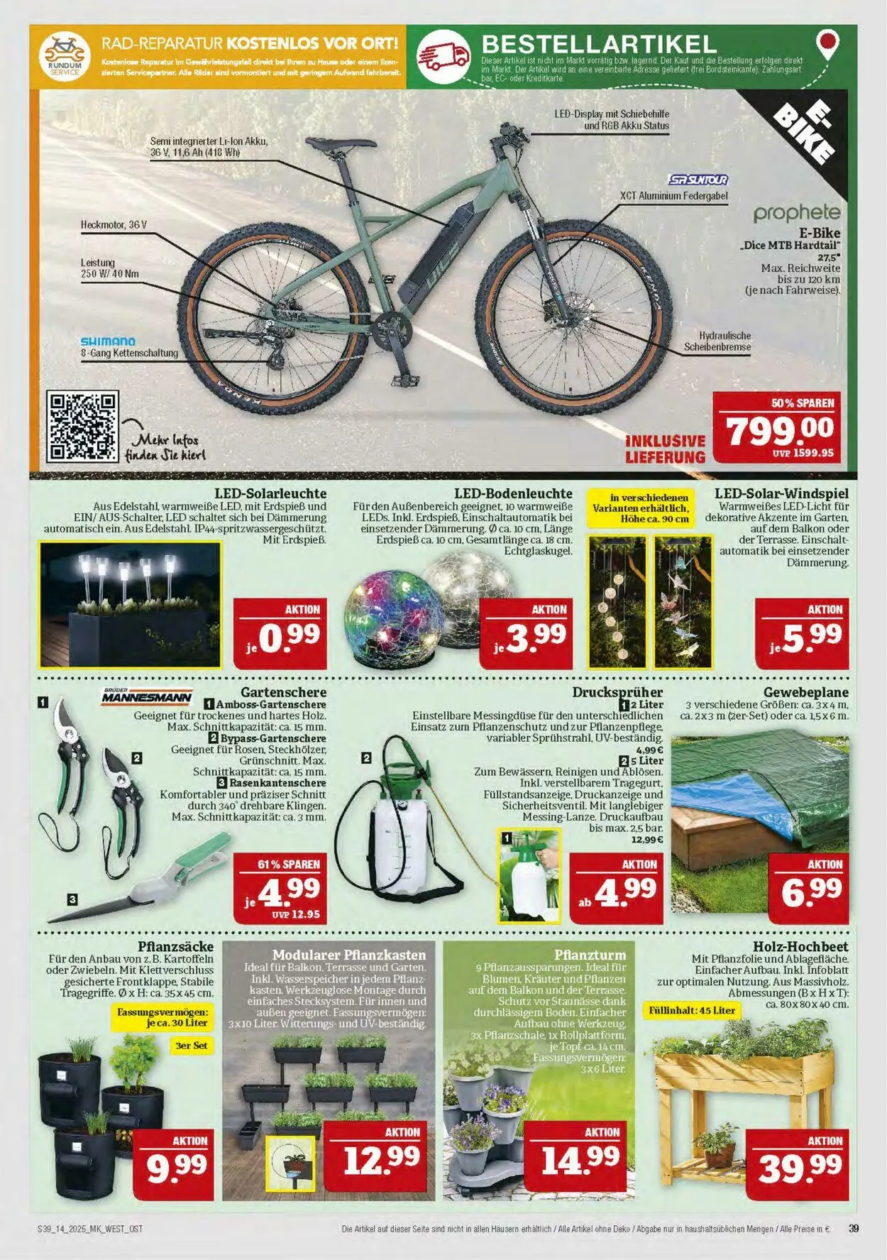 Marktkauf - Nürnberg-Thon Aktueller Prospekt von 31. März bis 5. April 2025 - Prospekt seite 39