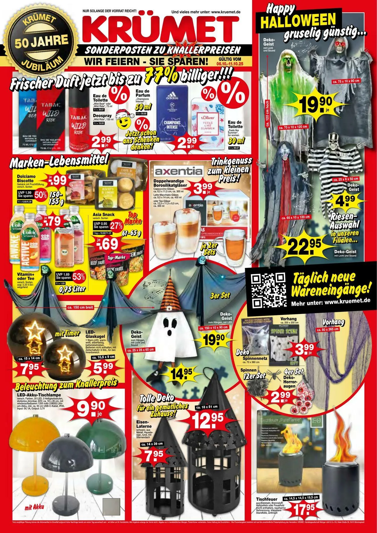 KRÜMET Aktueller Prospekt von 6. Oktober bis 11. Oktober 2025 - Prospekt seite 1