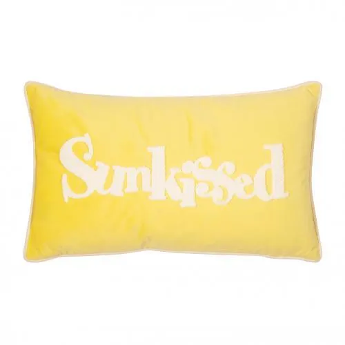 pad home Design Kissenhülle Letters sunkissed
