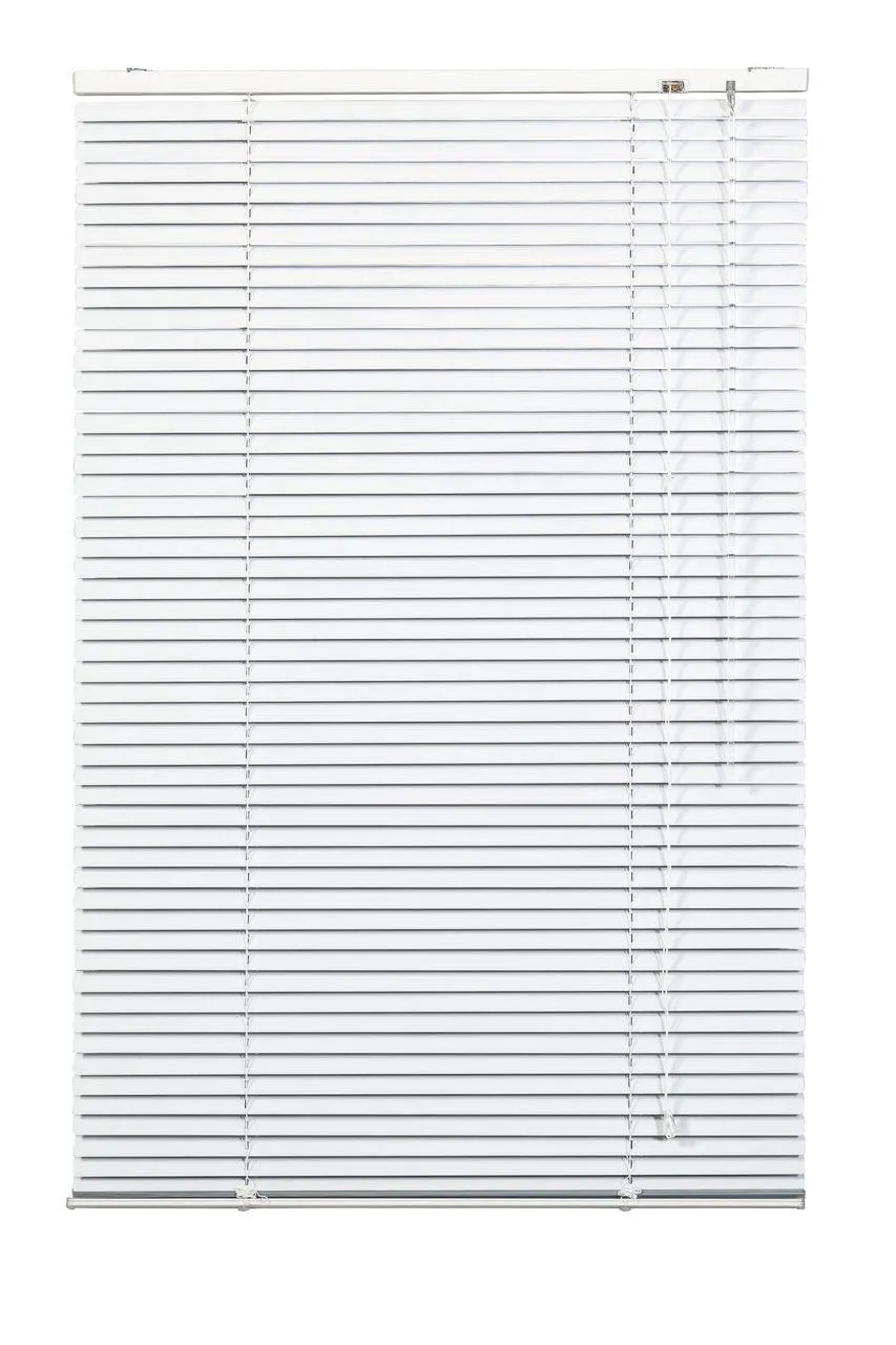 Jalousie Aluminium - Weiß, 50 cm x 160 cm (B x L)