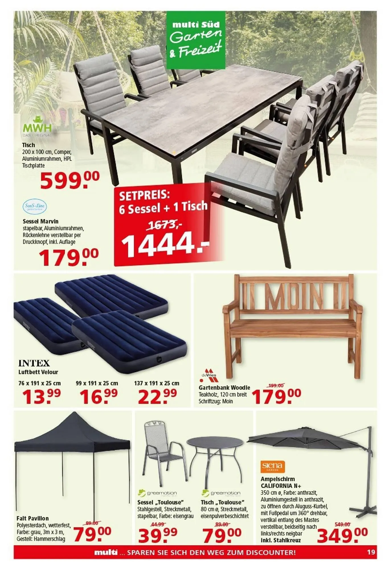 Multi Markt Prospekt von 30. Juni bis 5. Juli 2025 - Prospekt seite 19