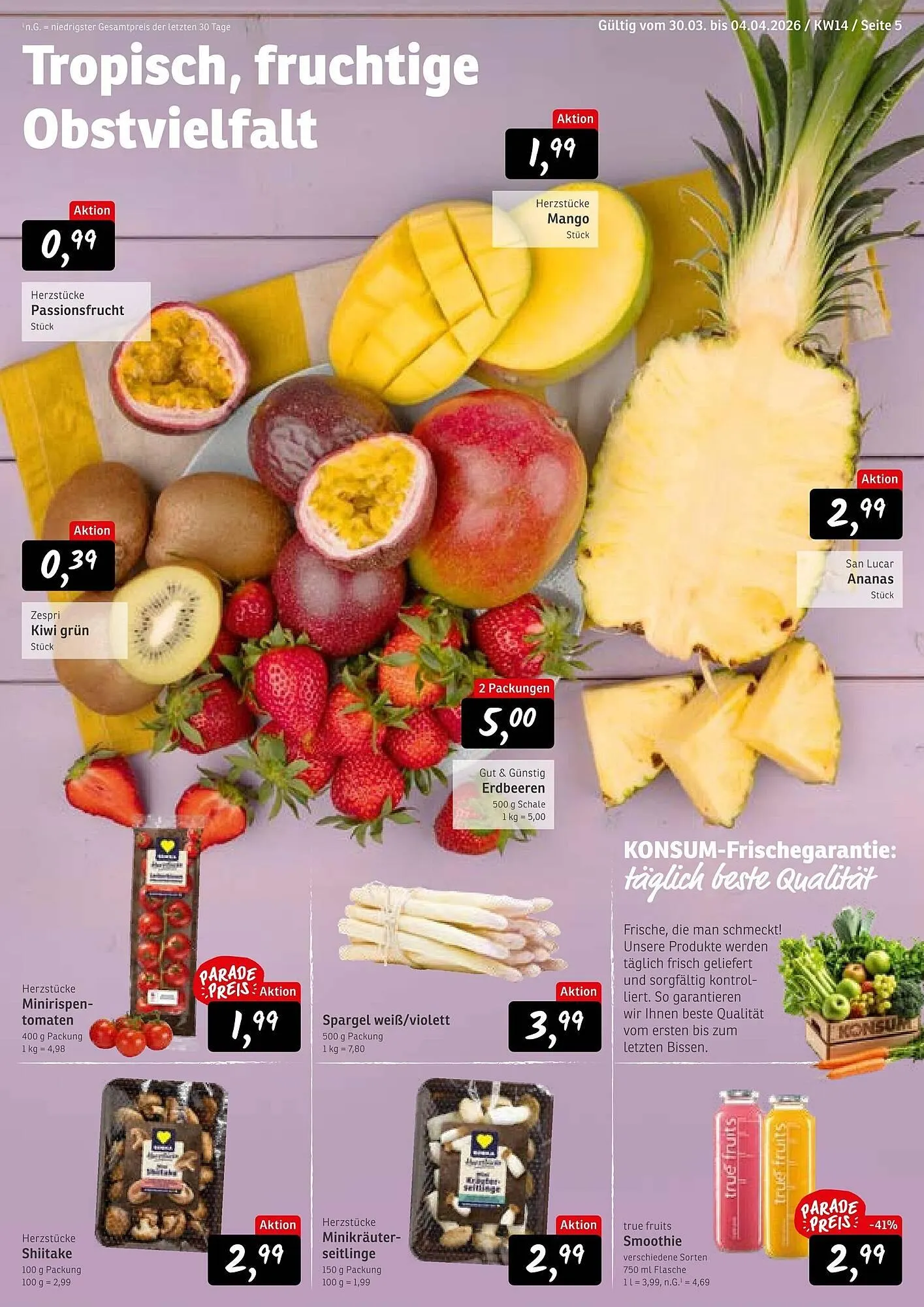 KONSUM Prospekt von 30. März bis 4. April 2026 - Prospekt seite 5