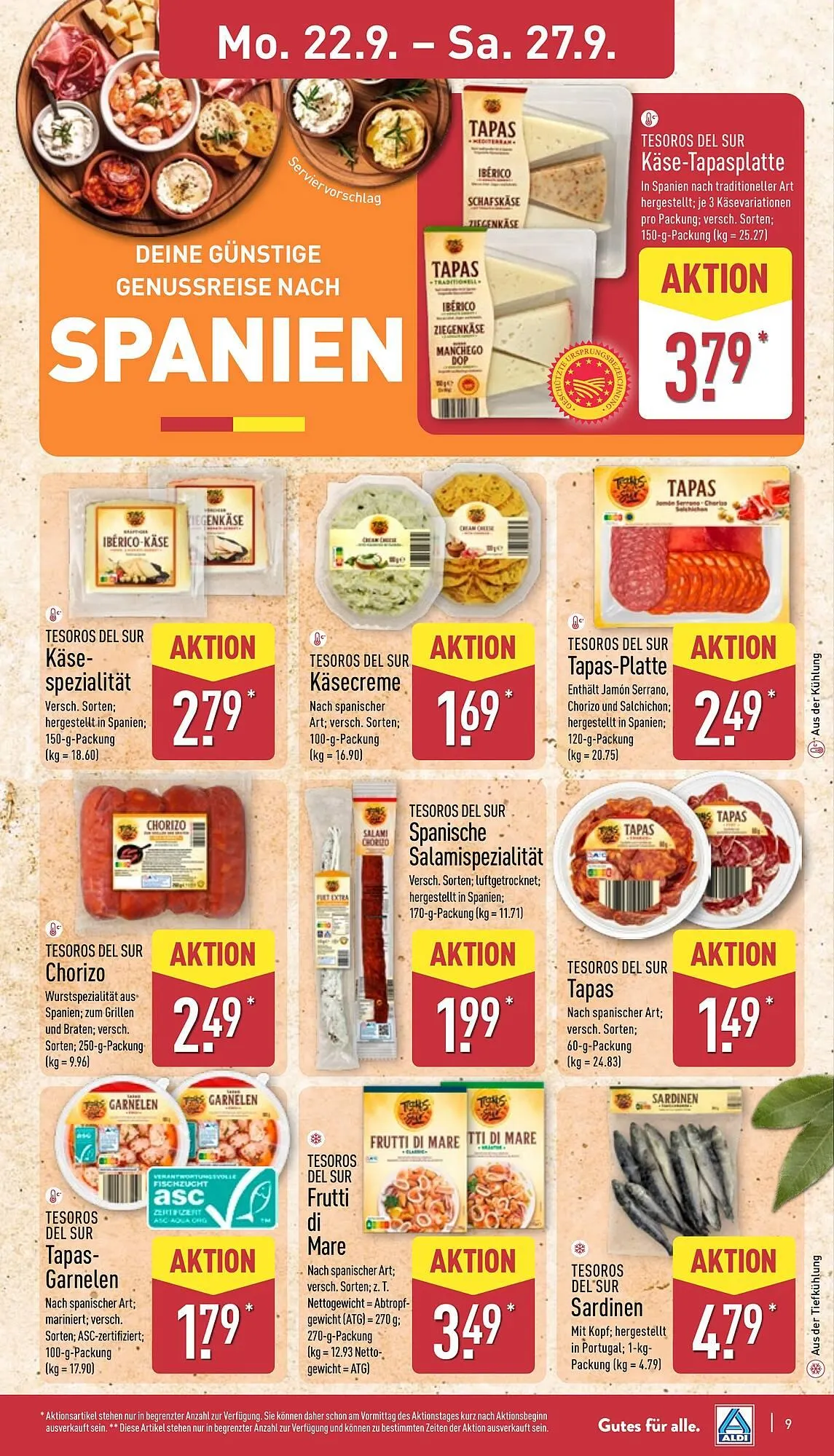 Aldi Nord Prospekt von 22. September bis 27. September 2025 - Prospekt seite 13