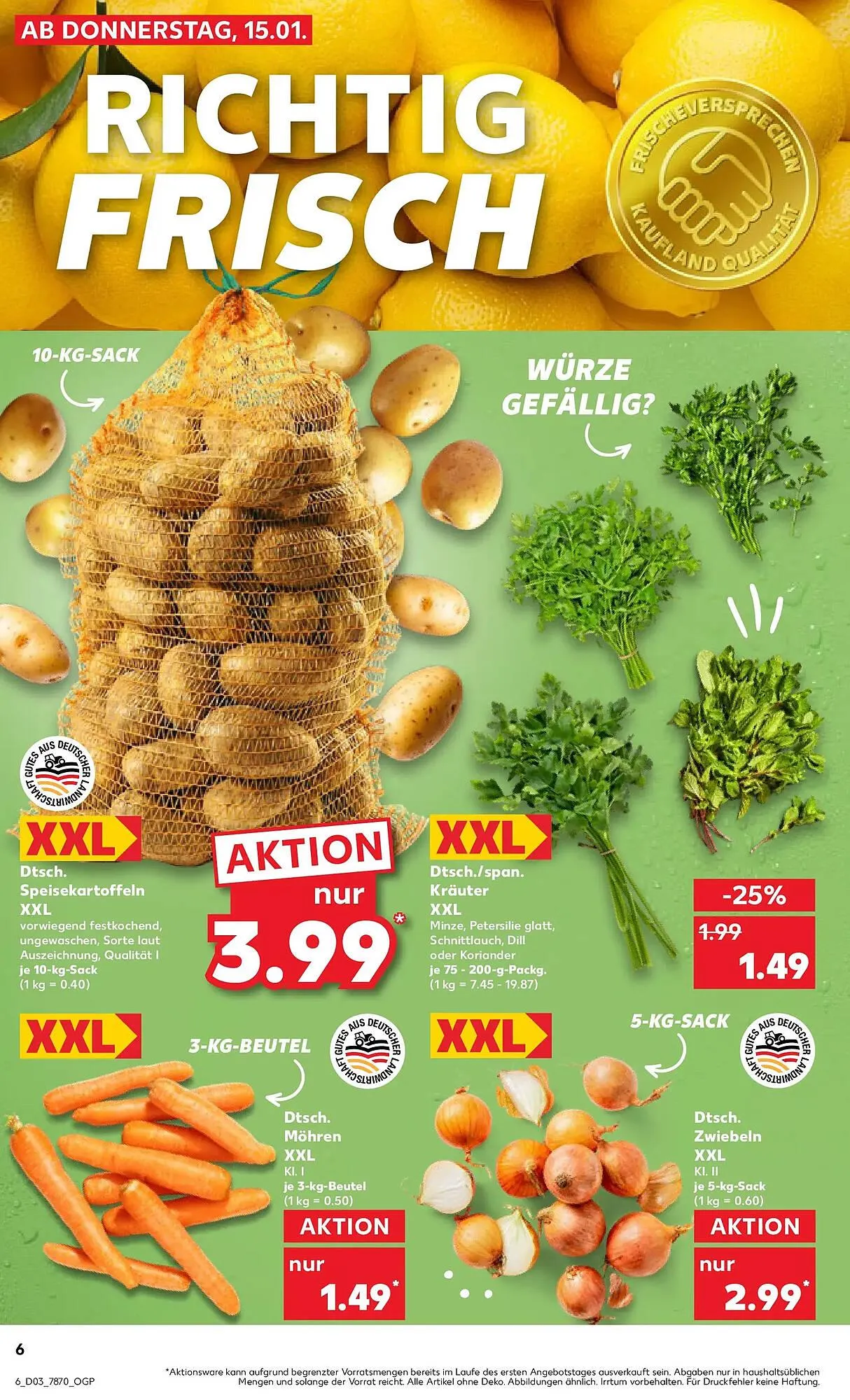 Kaufland Prospekt von 18. Januar bis 21. Januar 2026 - Prospekt seite 6