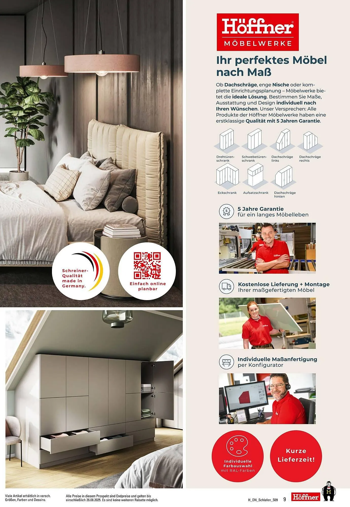 Höffner Prospekt von 13. August bis 26. August 2025 - Prospekt seite 9
