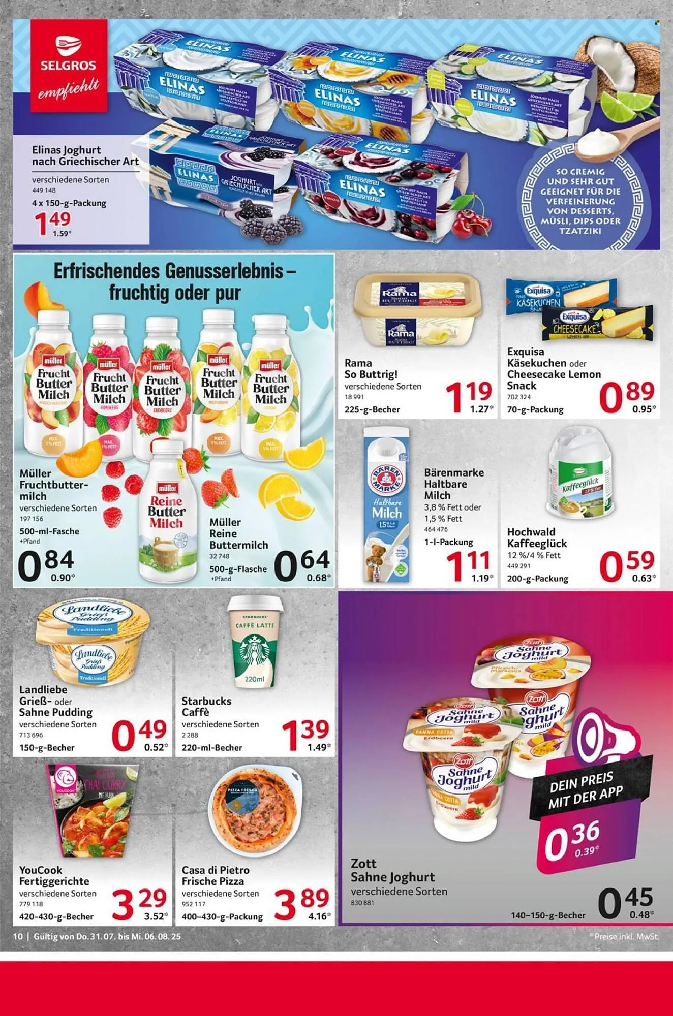 Selgros Prospekt von 31. Juli bis 6. August 2025 - Prospekt seite 10