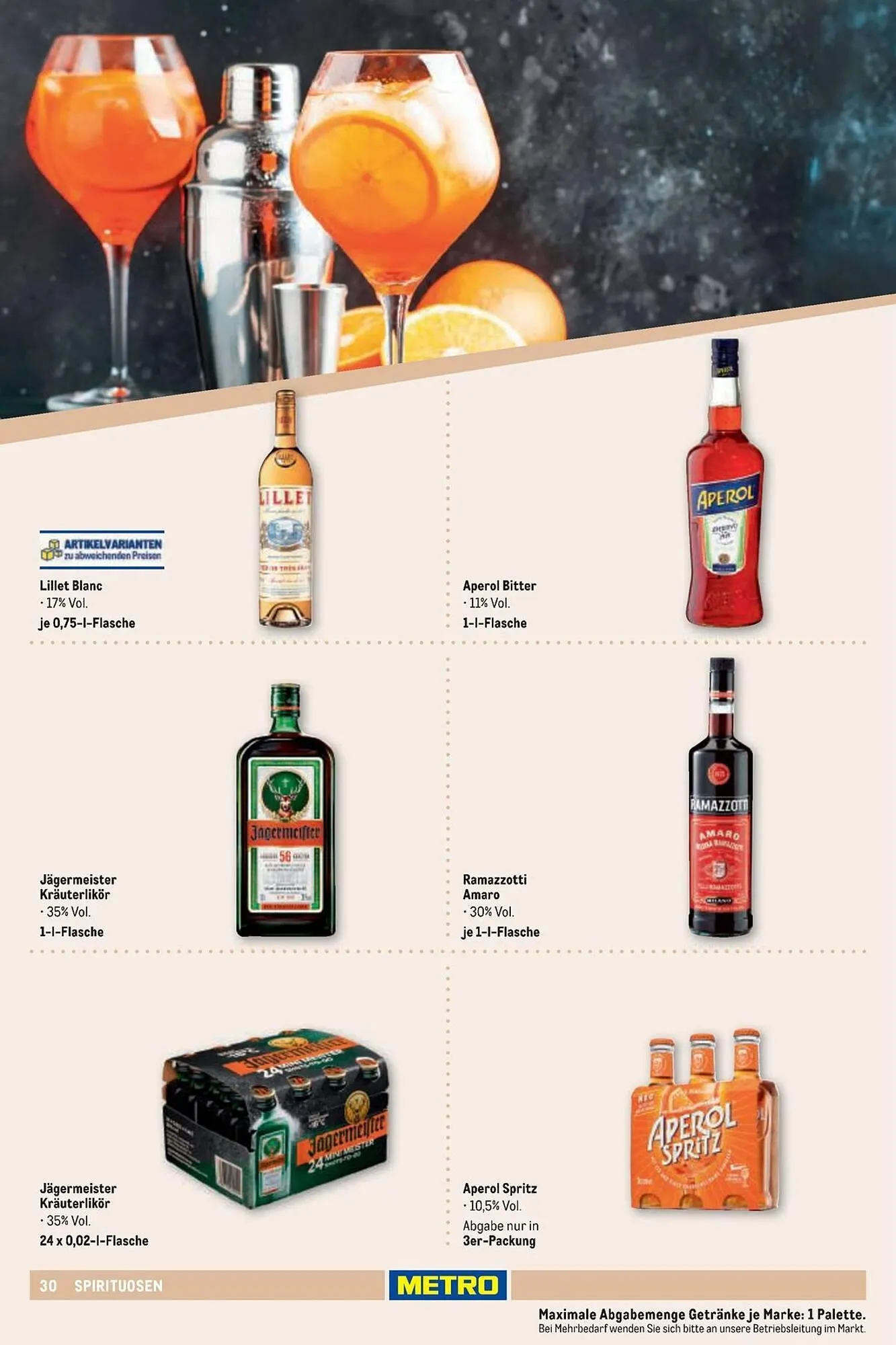 METRO Prospekt von 25. März bis 8. April 2026 - Prospekt seite 30