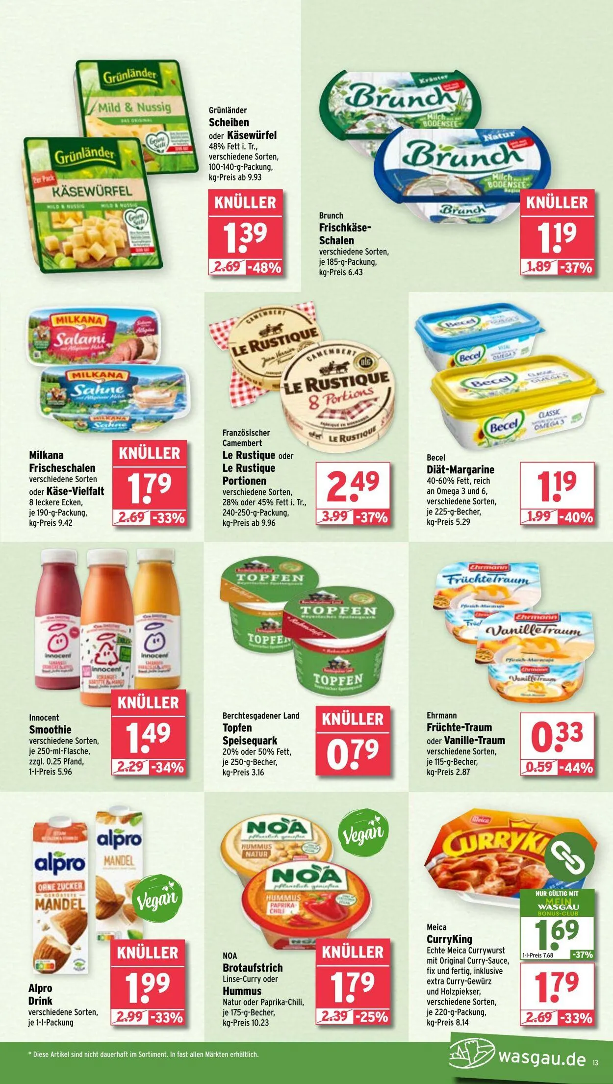 WASGAU Aktueller Prospekt von 27. Juli bis 10. August 2025 - Prospekt seite 13