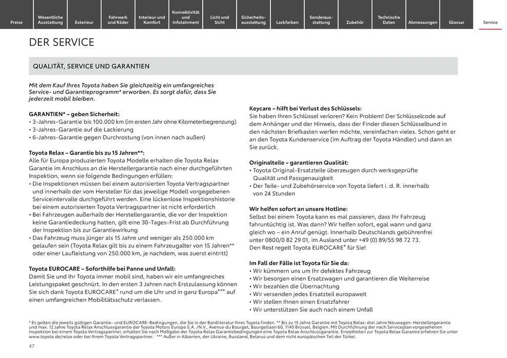 Toyota Hilux von 6. April bis 6. April 2025 - Prospekt seite 47