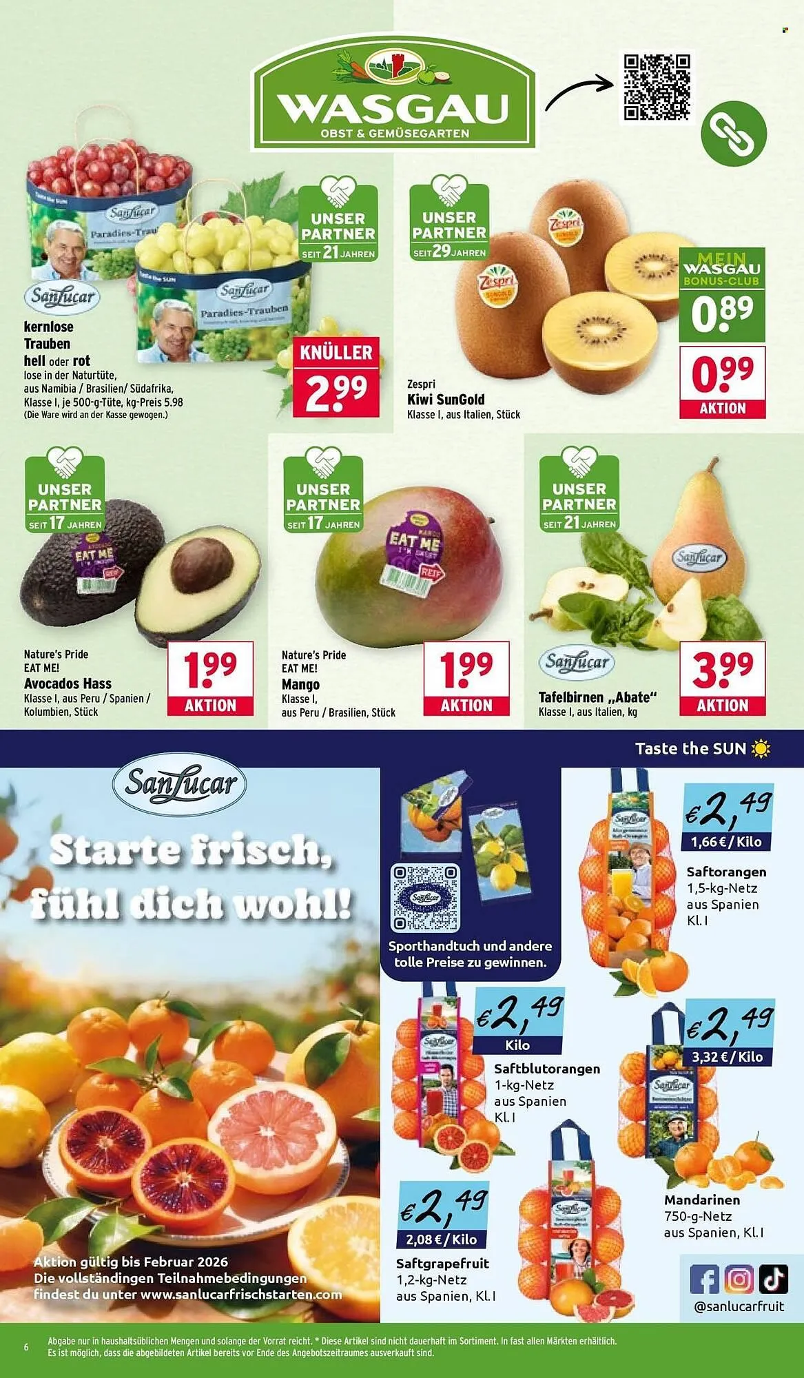 Wasgau Prospekt von 23. Februar bis 28. Februar 2026 - Prospekt seite 6