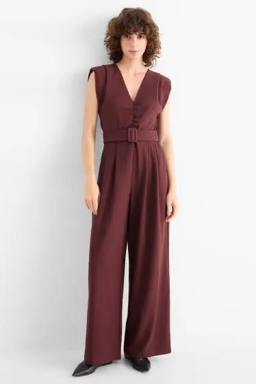 Jumpsuit with belt