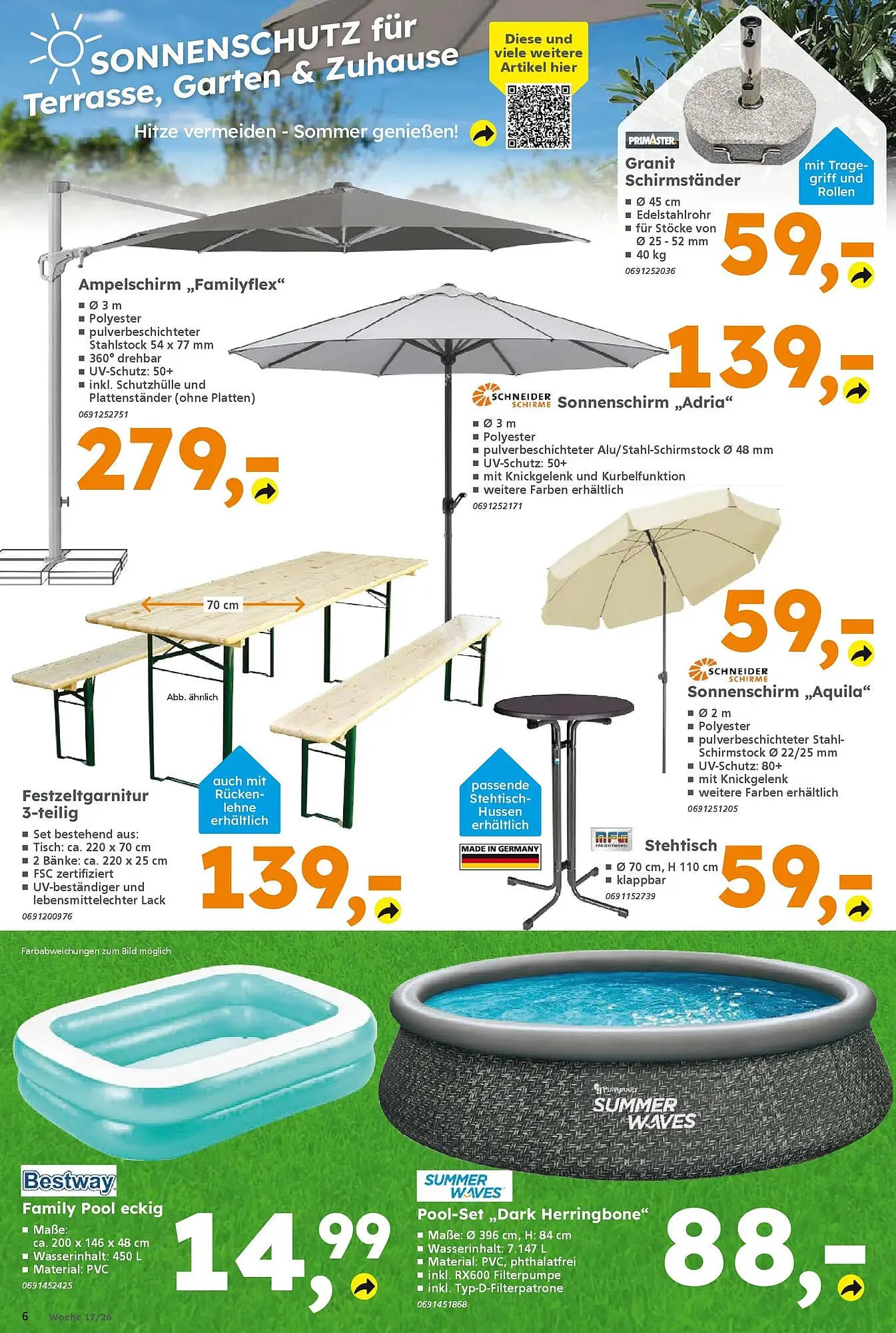 Globus Baumarkt Prospekt von 19. April bis 25. April 2026 - Prospekt seite 6