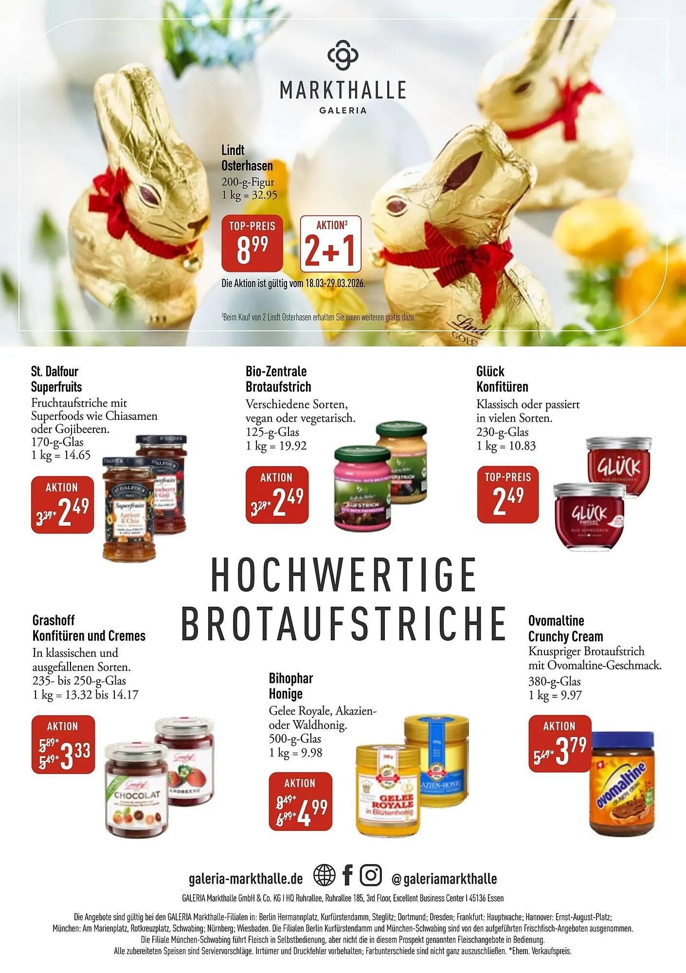 Galeria Markthalle Prospekt von 16. März bis 23. März 2026 - Prospekt seite 12