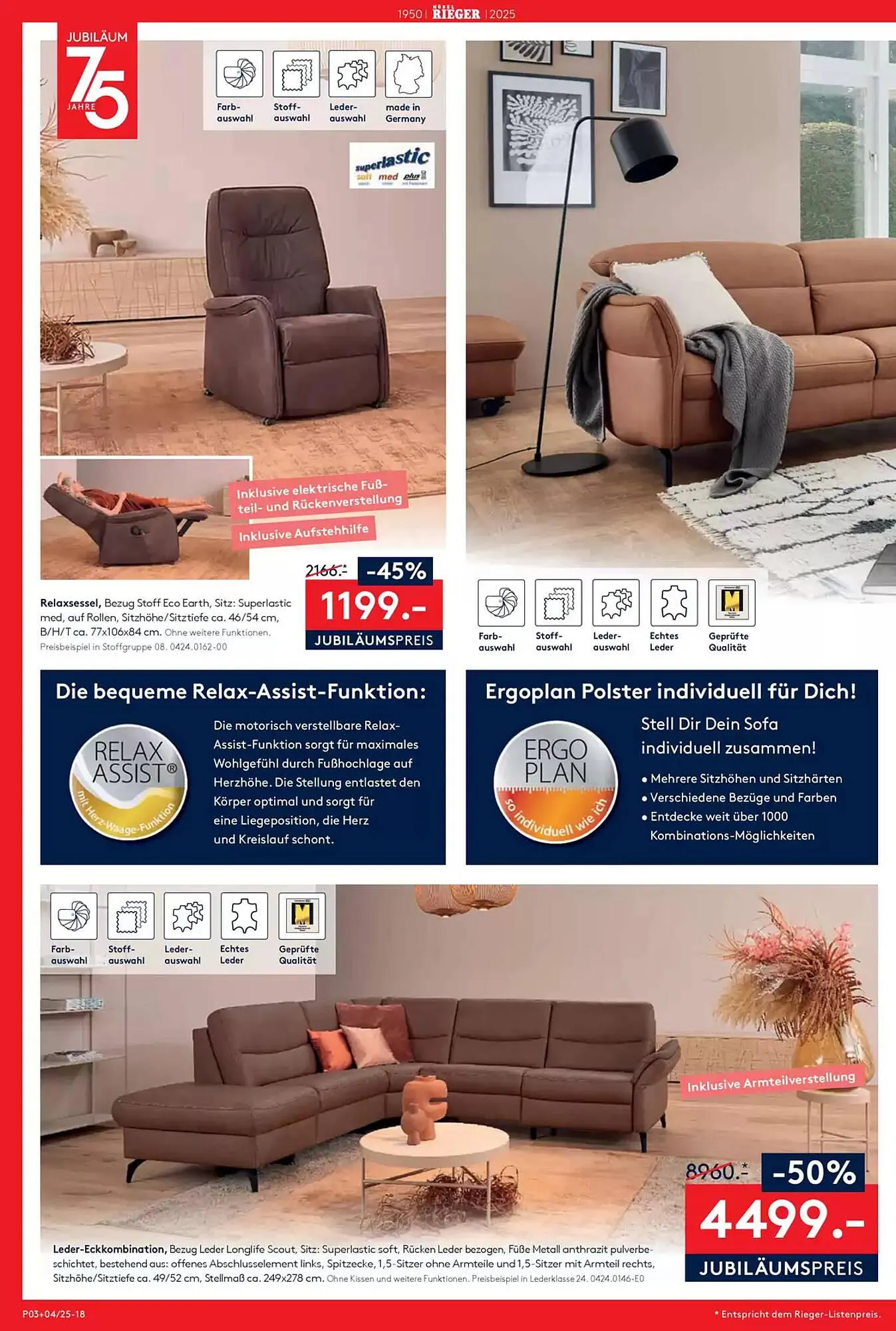 Möbel Rieger Prospekt von 16. Januar bis 23. Januar 2025 - Prospekt seite 18