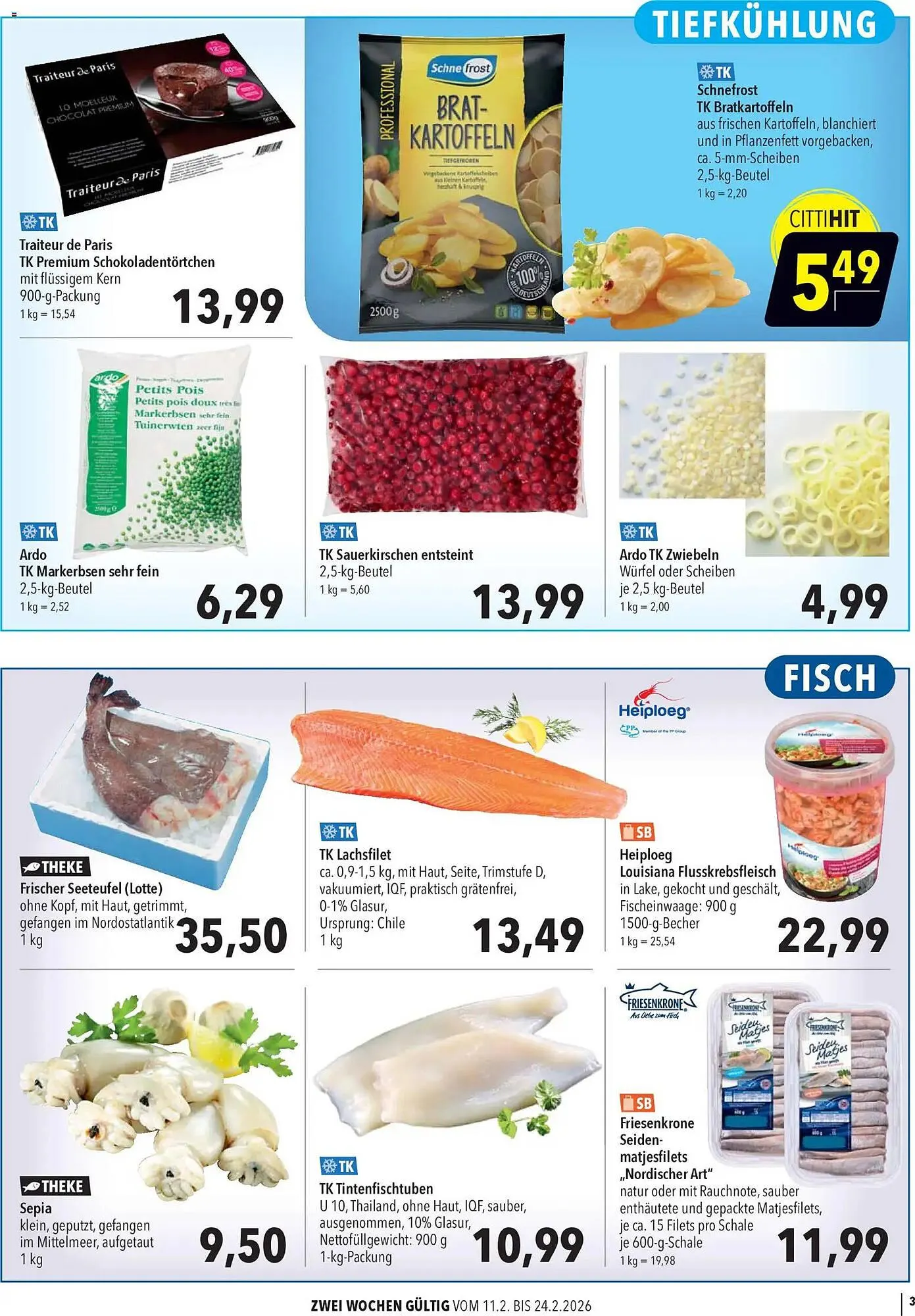 CITTI Markt Prospekt von 11. Februar bis 24. Februar 2026 - Prospekt seite 3