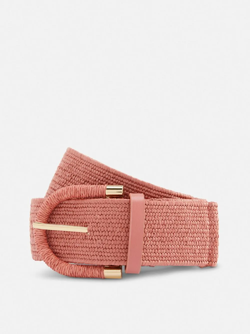 Bast-Gürtel mit Metallic-Details
