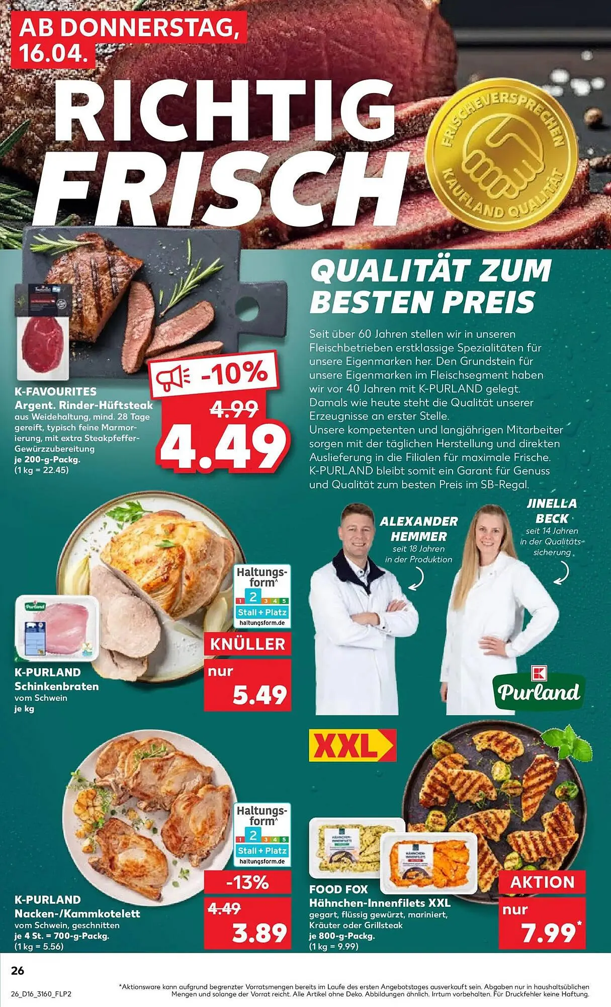 Kaufland Prospekt von 16. April bis 22. April 2026 - Prospekt seite 26