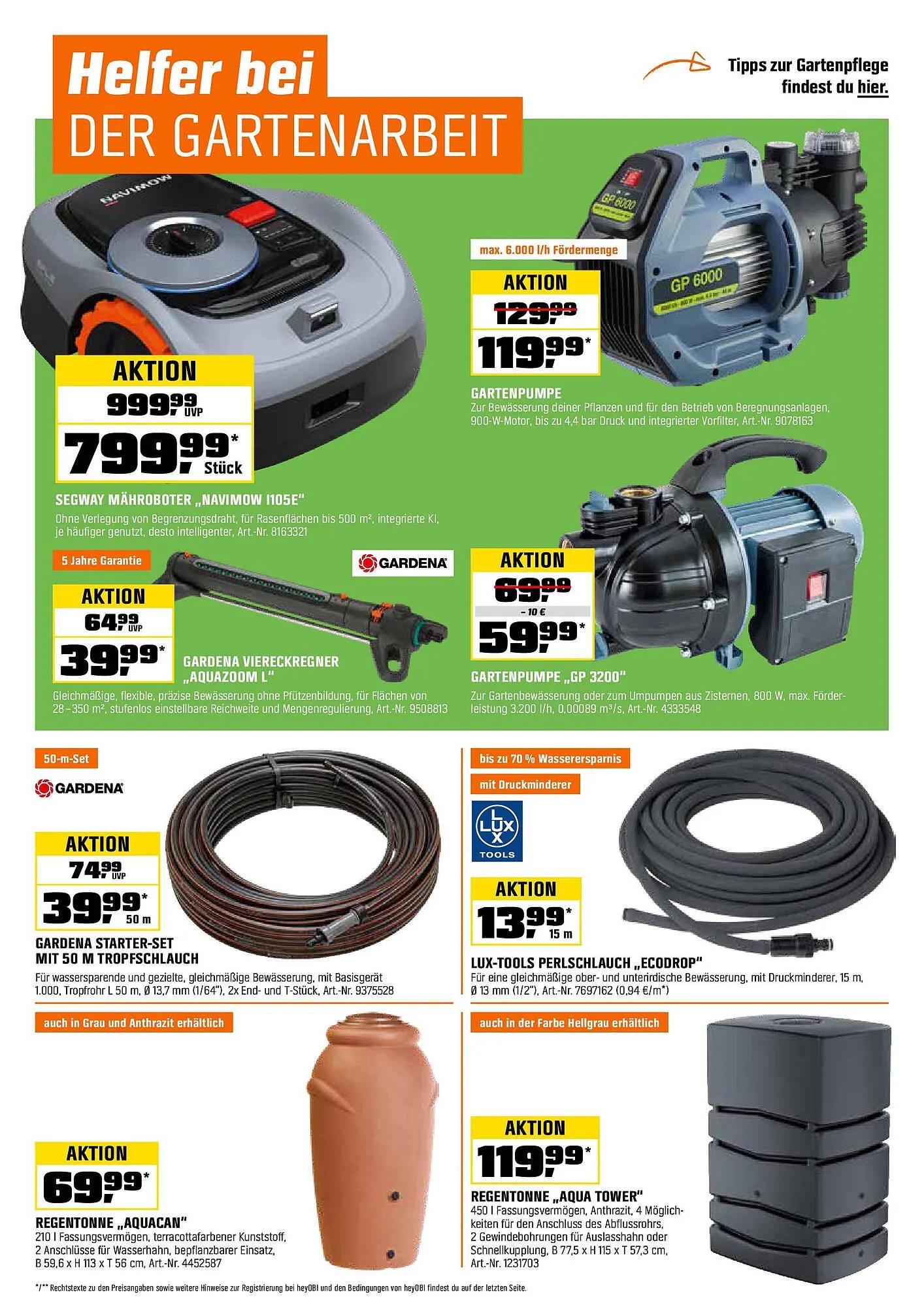 OBI Prospekt von 14. August bis 31. August 2025 - Prospekt seite 21