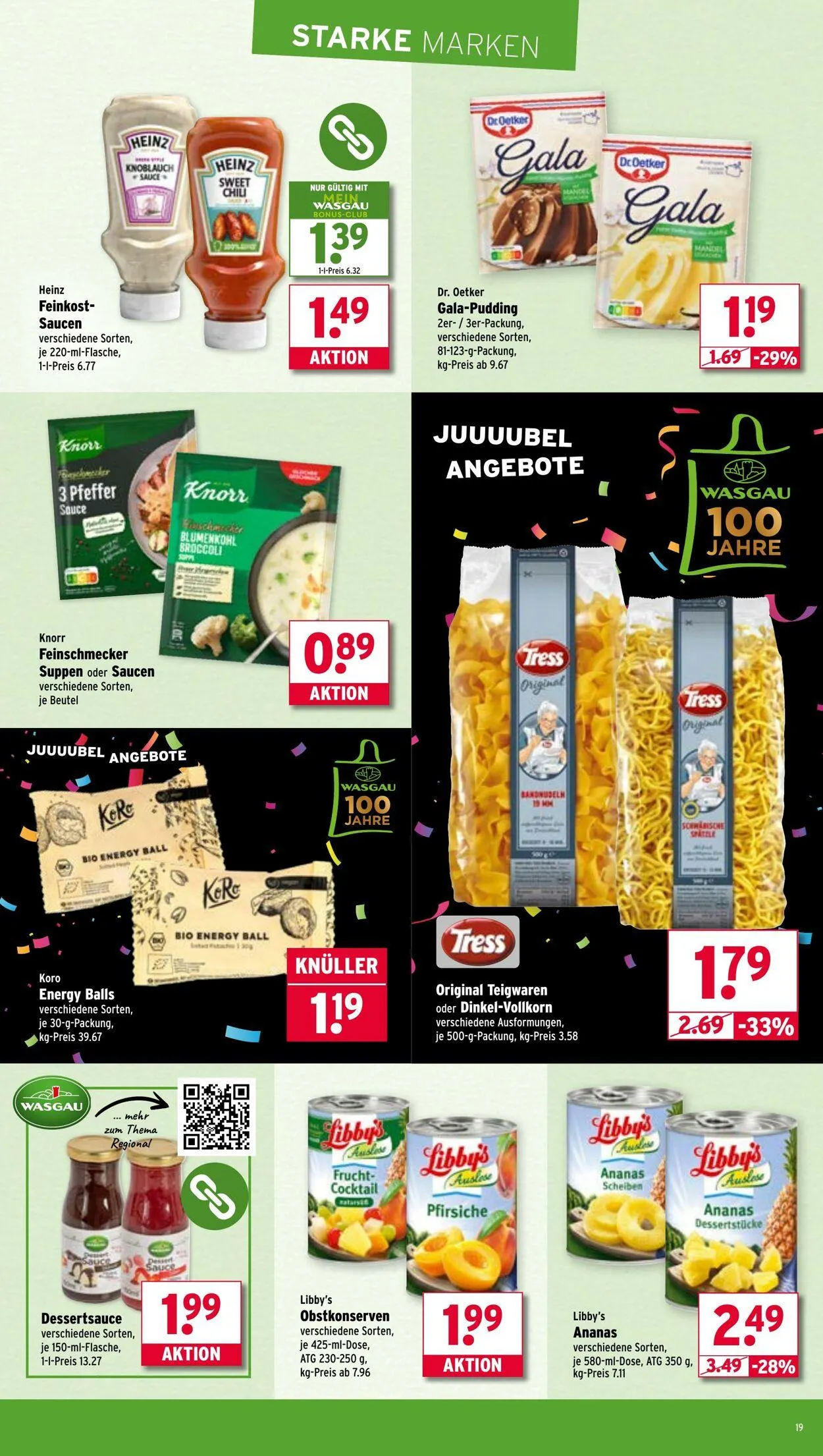 Wasgau von 11. August bis 16. August 2025 - Prospekt seite 19