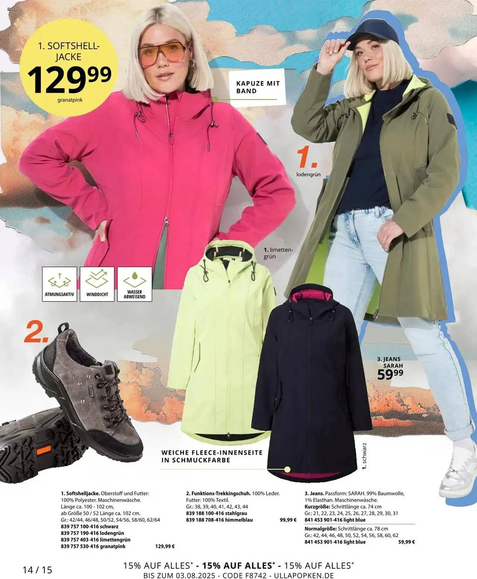 Ulla Popken Prospekt von 1. August bis 31. August 2025 - Prospekt seite 14