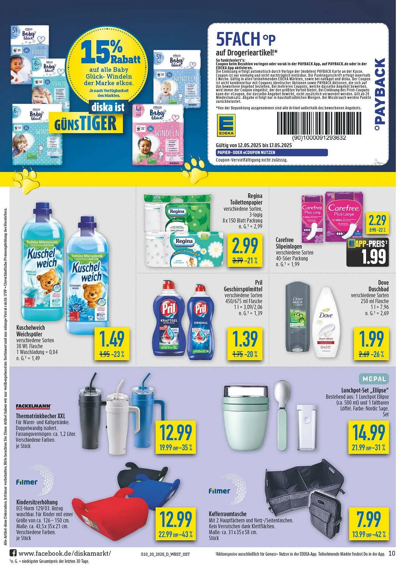 diska Prospekt von 12. Mai bis 17. Mai 2025 - Prospekt seite 10