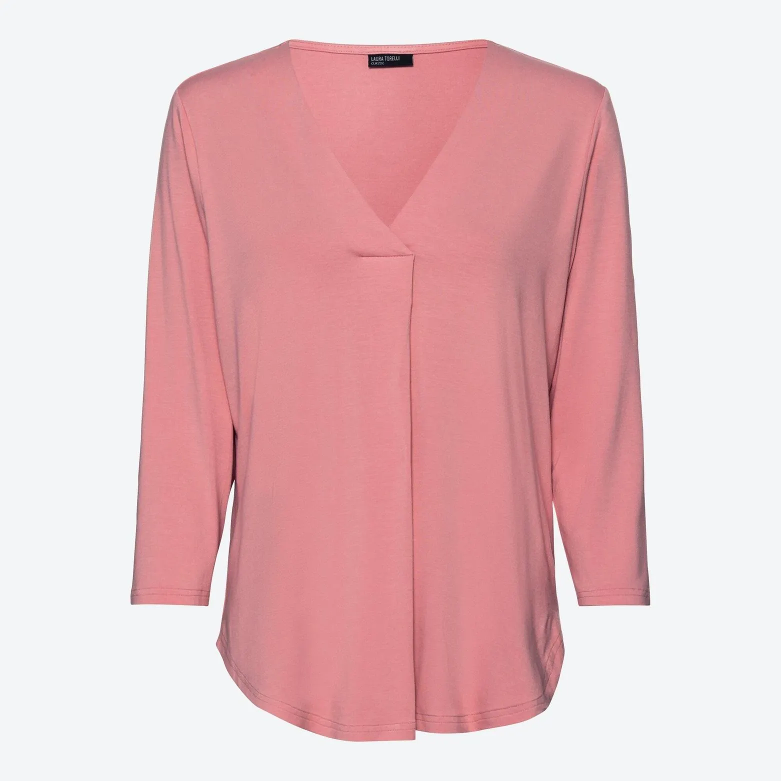 Damen-Blusenshirt mit V-Ausschnitt