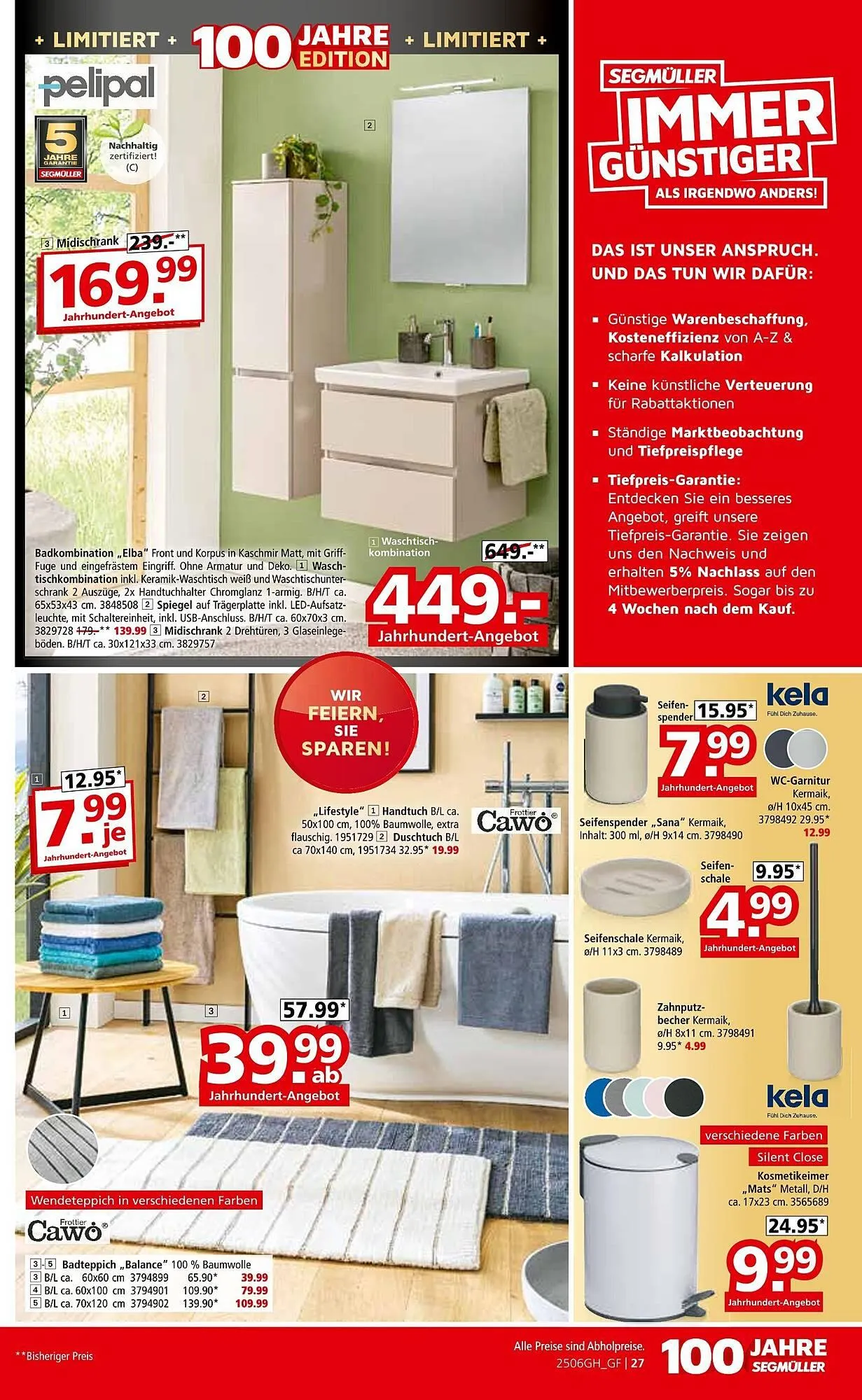 Segmüller Prospekt von 7. Juni bis 28. Juni 2025 - Prospekt seite 39