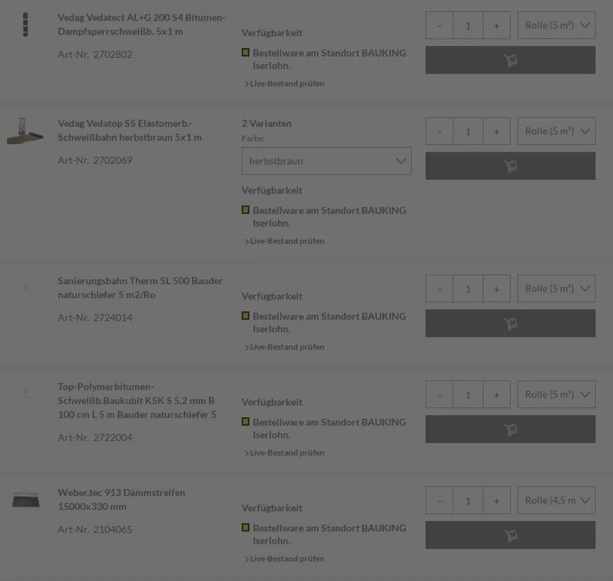 Bauking von 21. Juli bis 30. Juli 2025 - Prospekt seite 14