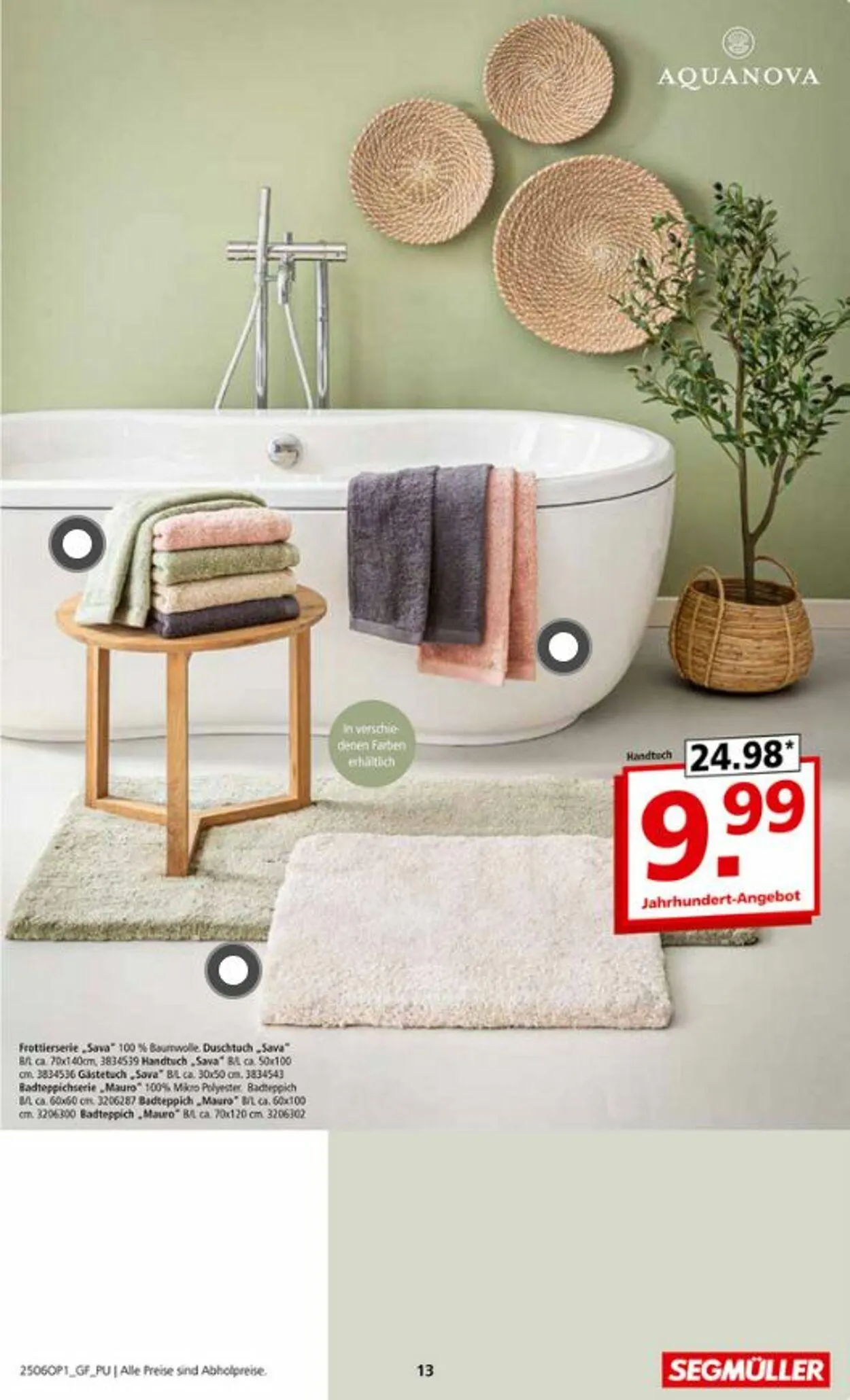 SEGMÜLLER von 31. Mai bis 30. August 2025 - Prospekt seite 13