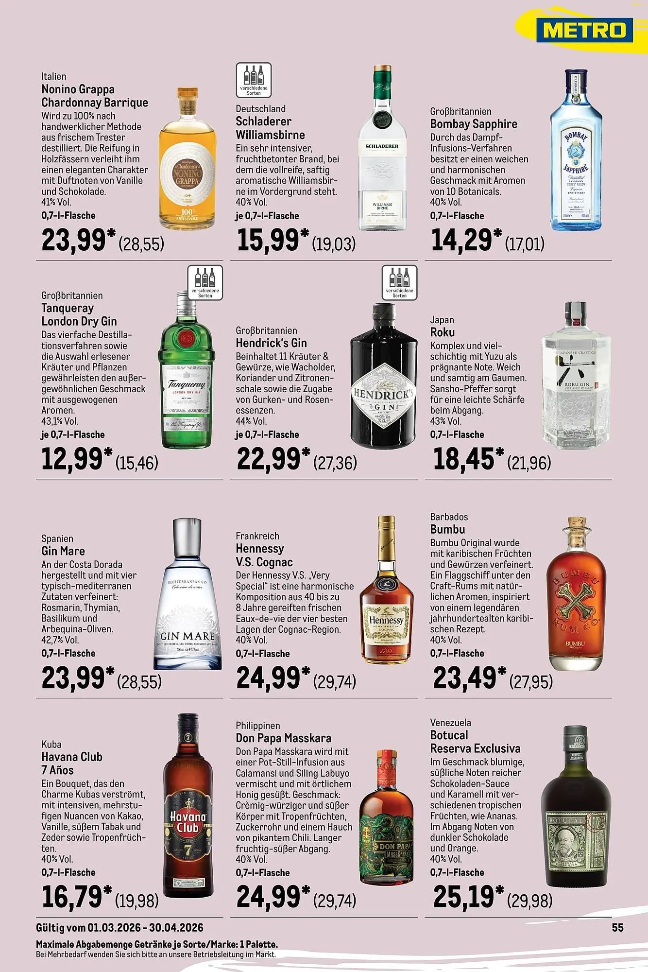 METRO Prospekt von 1. März bis 1. Mai 2026 - Prospekt seite 59