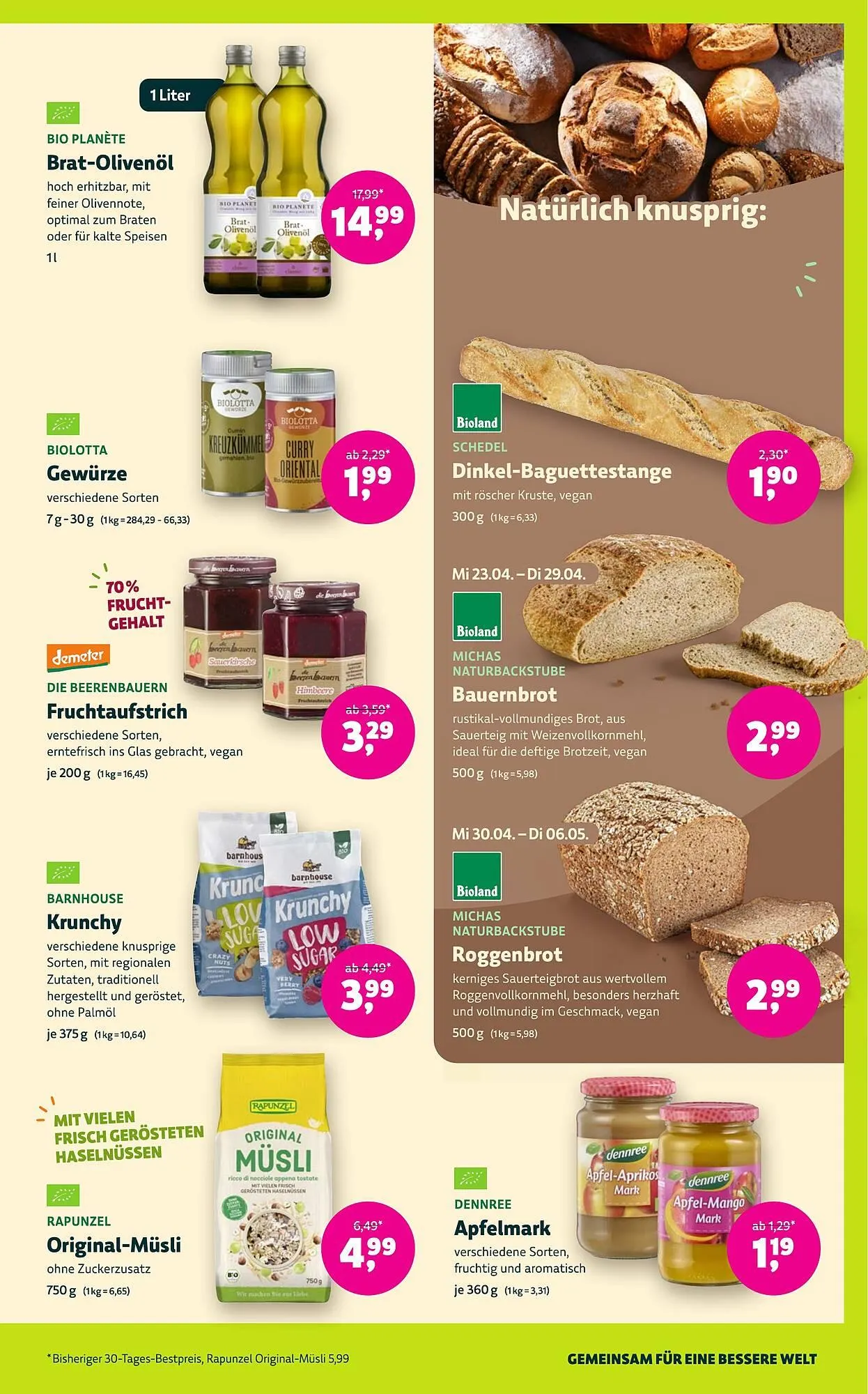 Naturgut Prospekt von 23. April bis 6. Mai 2025 - Prospekt seite 9