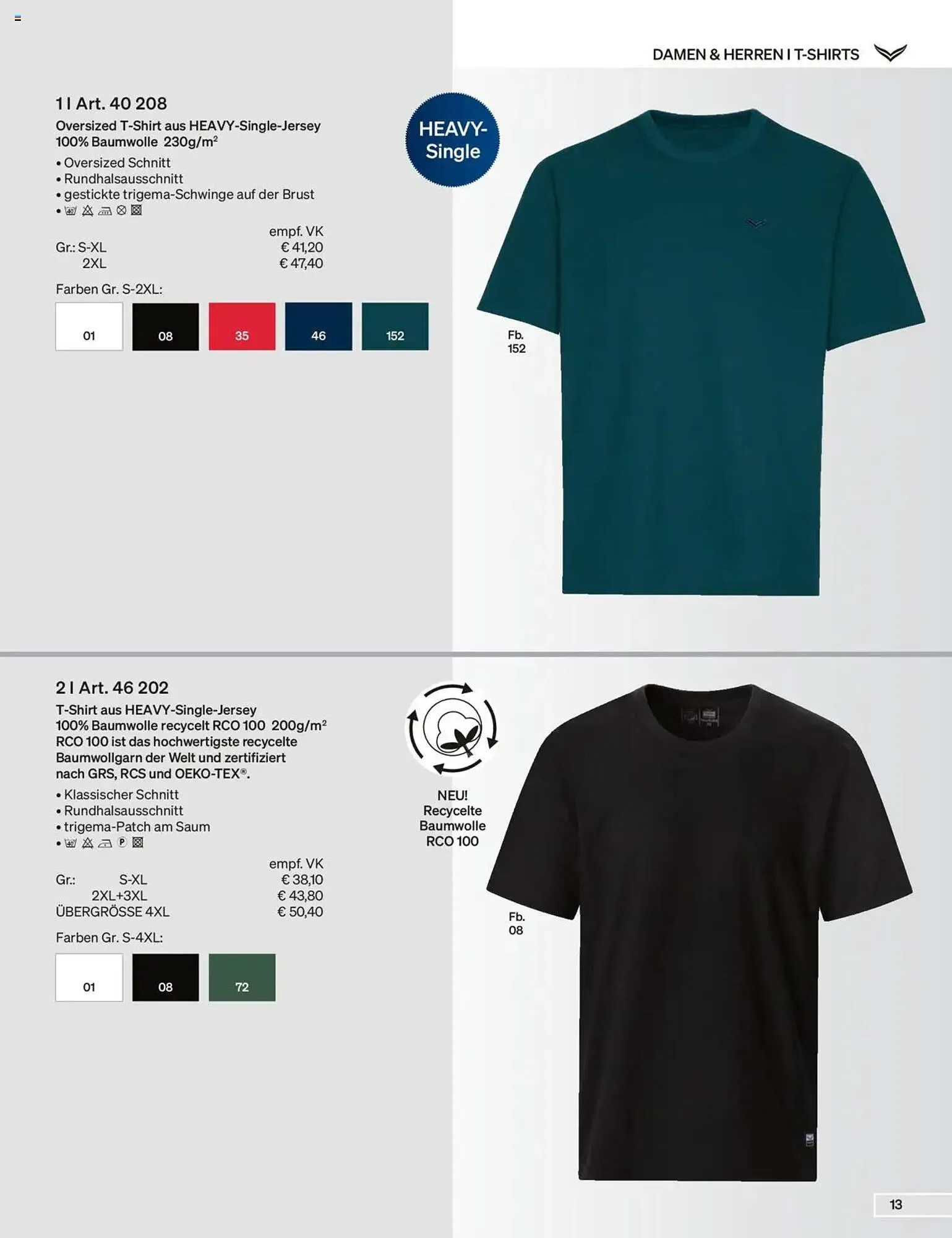 Trigema Prospekt von 17. Februar bis 17. August 2025 - Prospekt seite 13