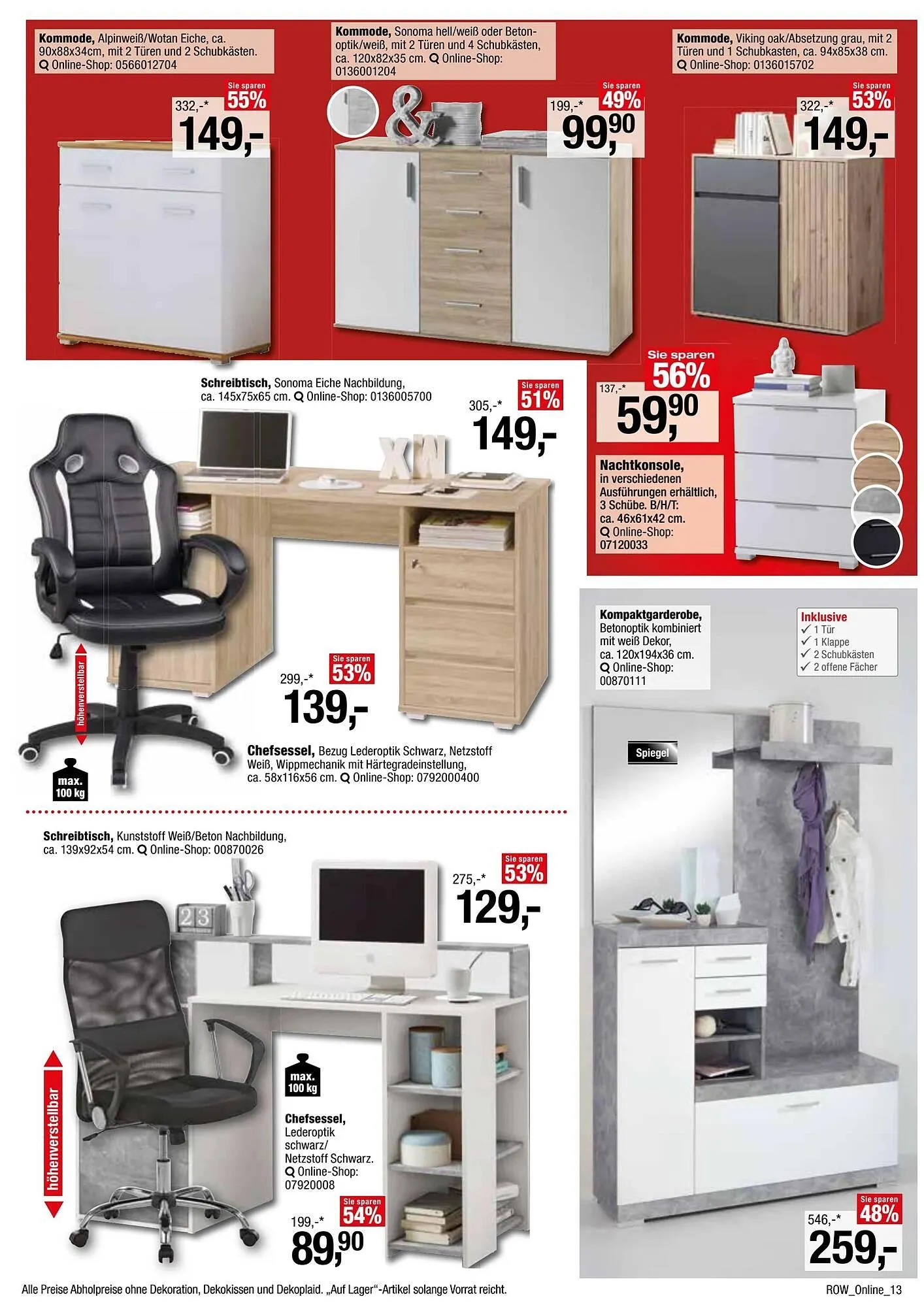 Opti Wohnwelt Prospekt von 23. März bis 27. März 2025 - Prospekt seite 13