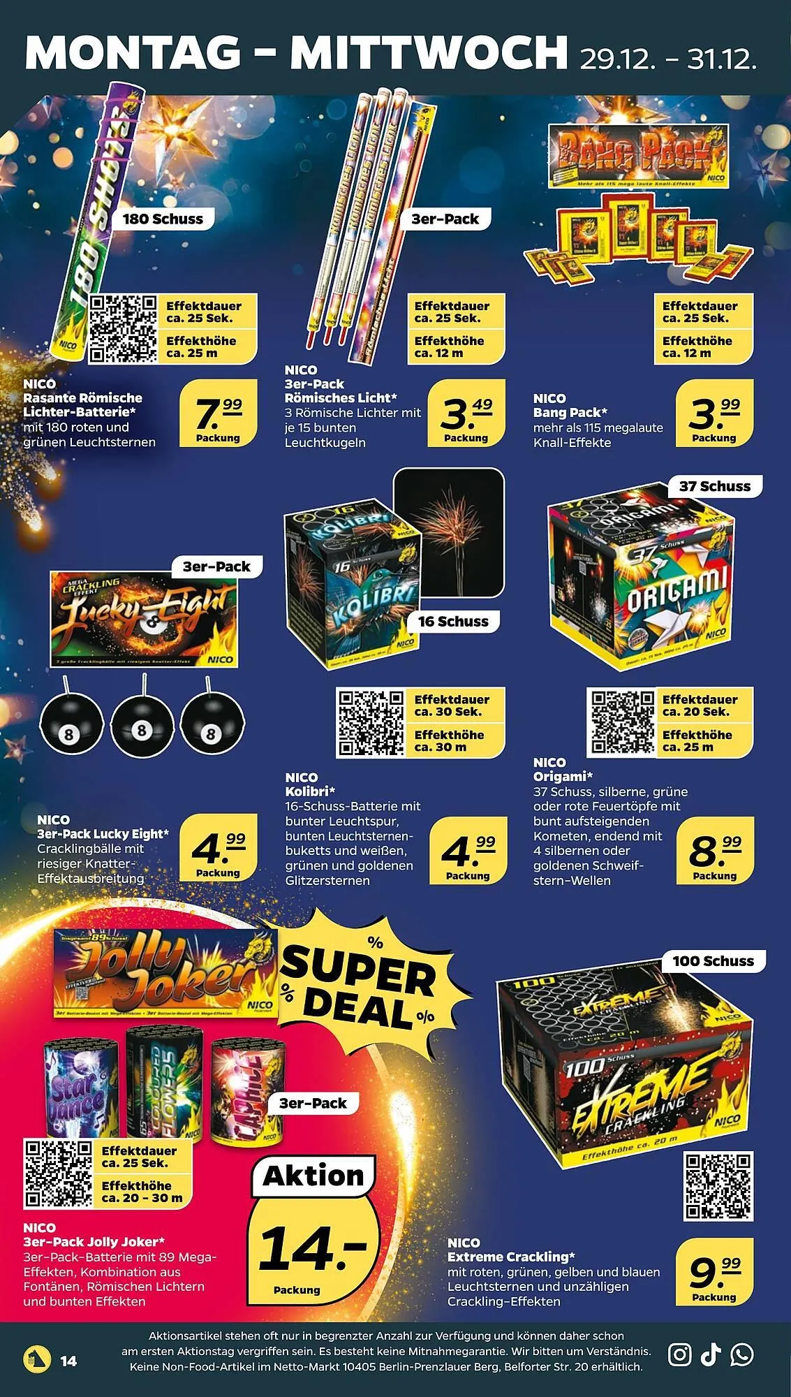 NETTO Prospekt von 29. Dezember bis 3. Januar 2026 - Prospekt seite 14