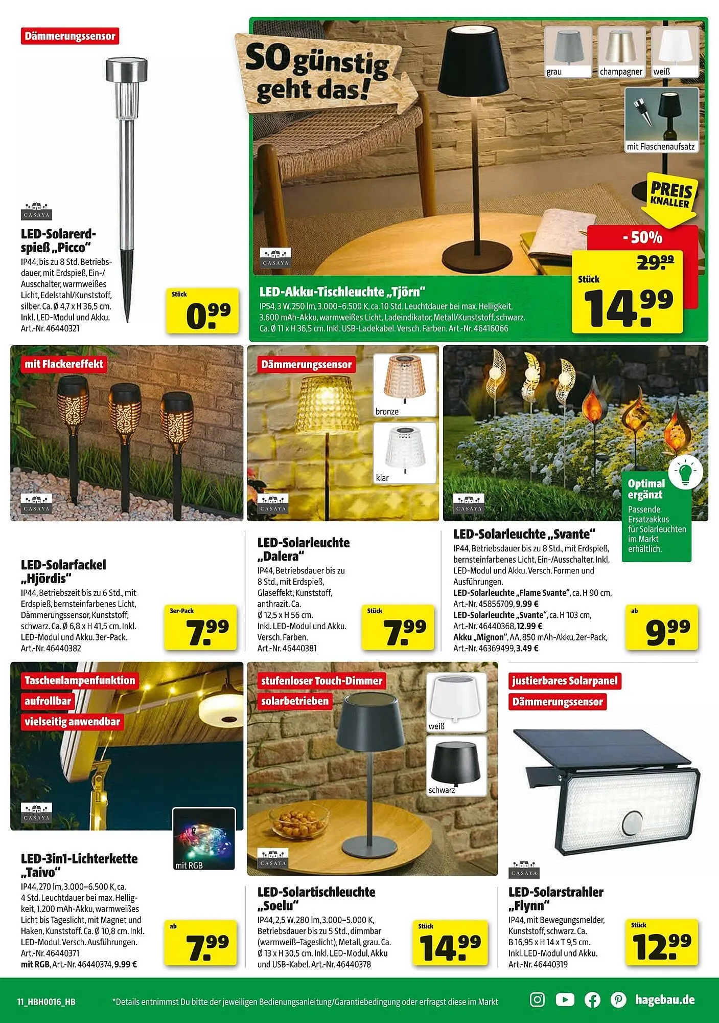 Hagebau Prospekt von 12. April bis 19. April 2025 - Prospekt seite 11