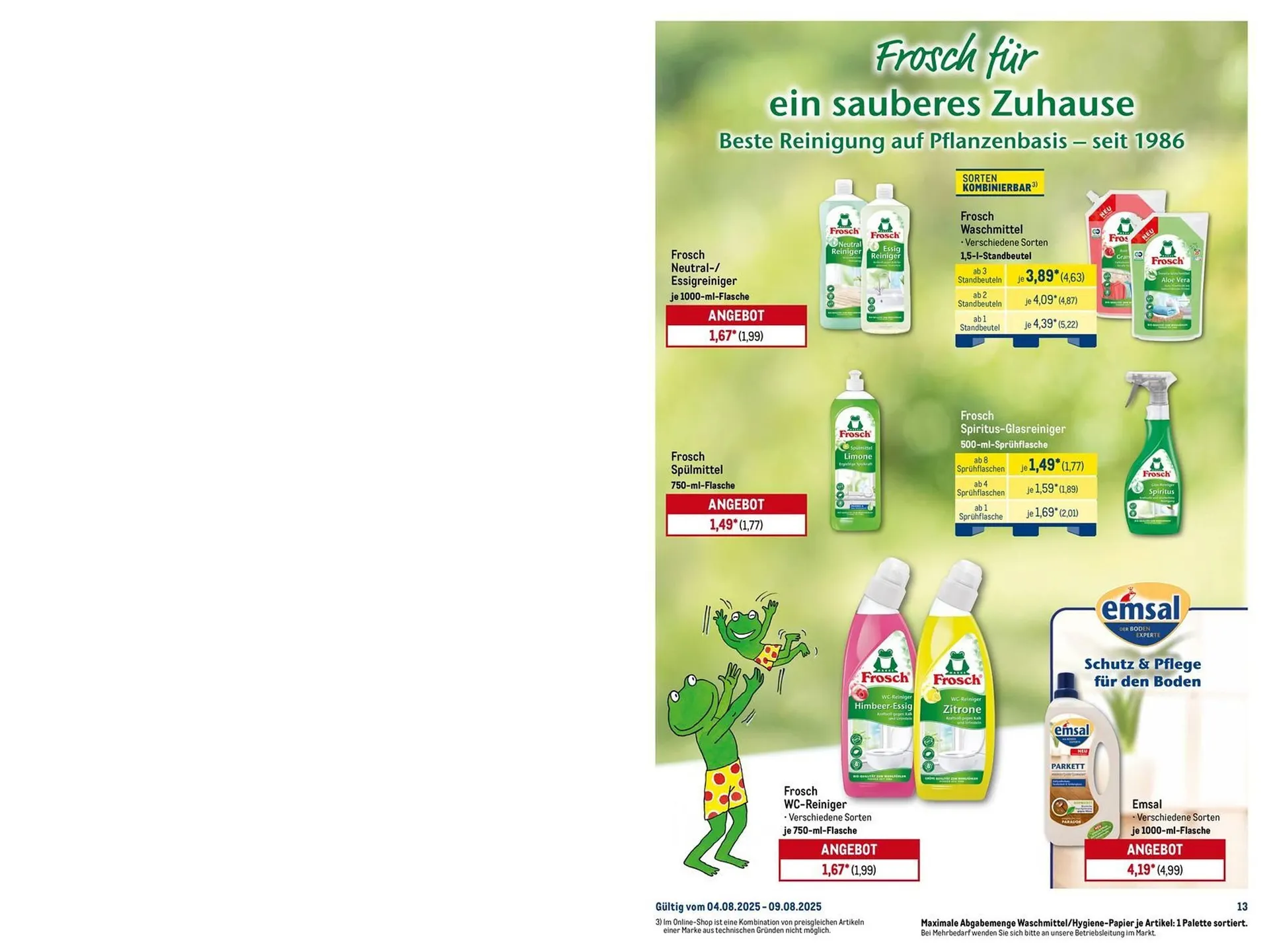 METRO Prospekt von 4. August bis 9. August 2025 - Prospekt seite 13