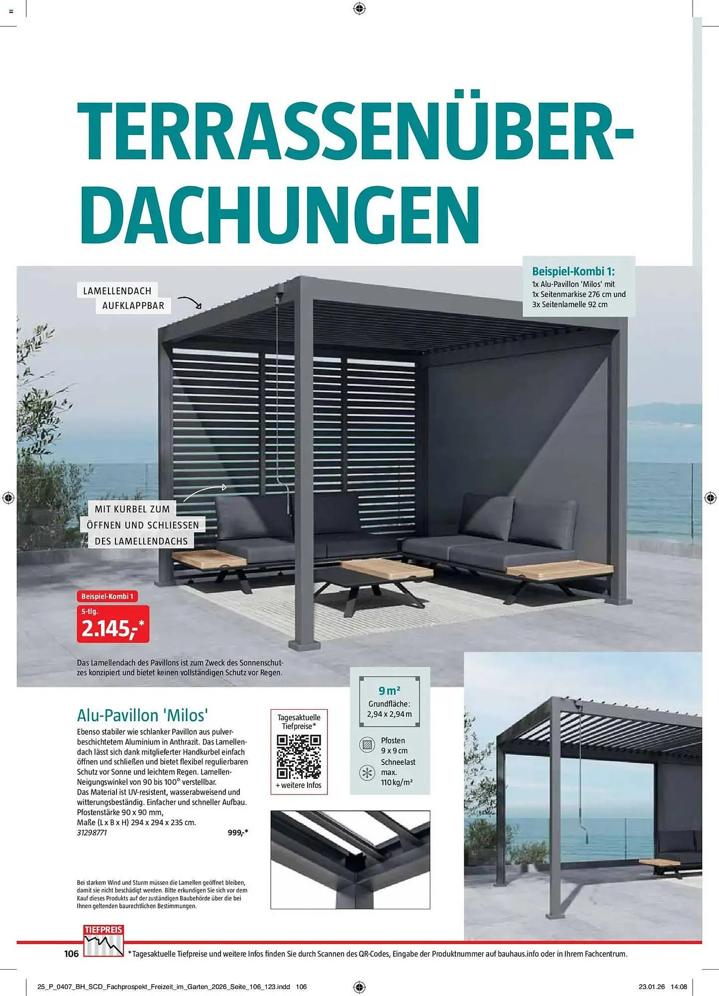 Bauhaus Prospekt von 2. März bis 30. Juni 2026 - Prospekt seite 106