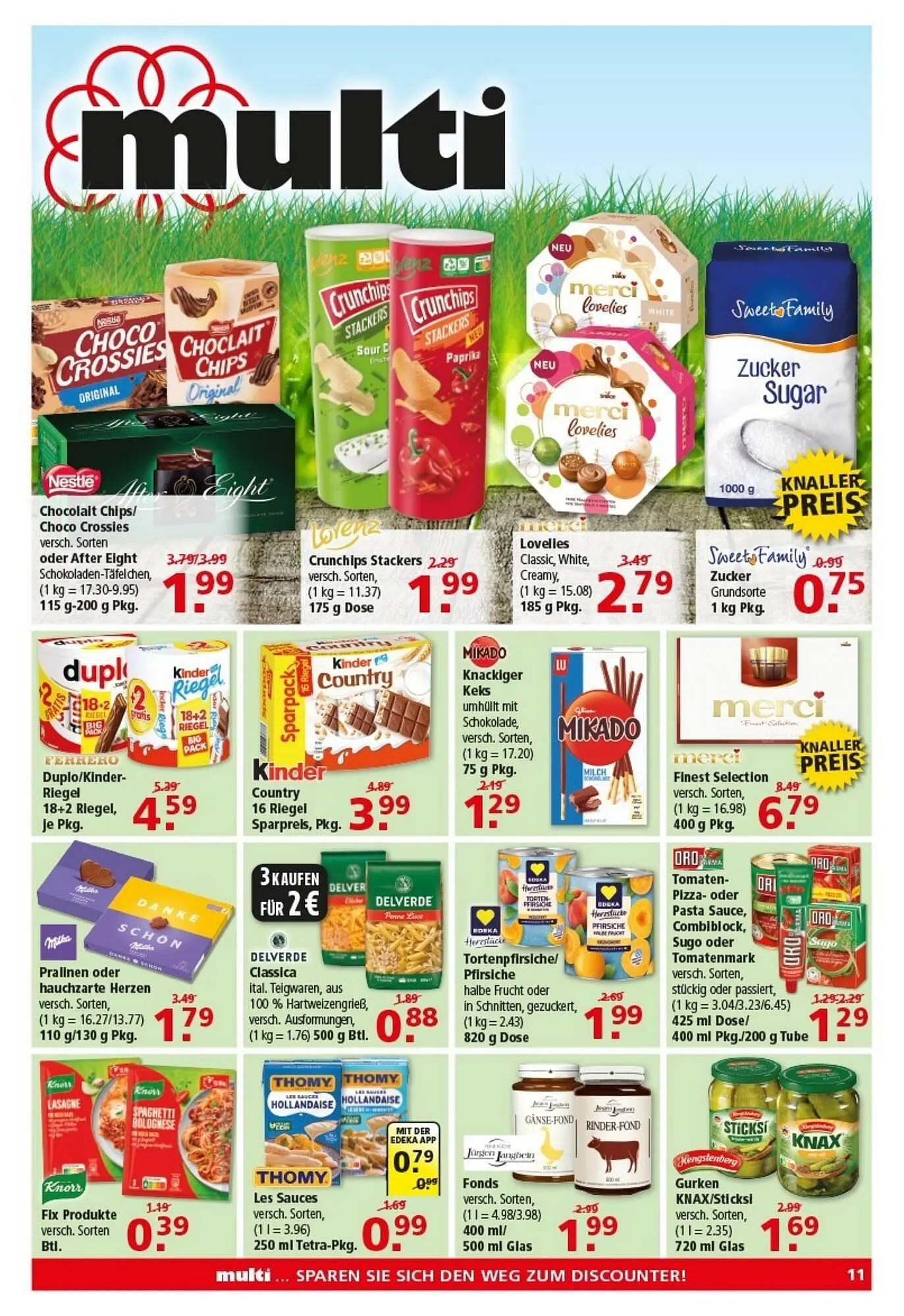 Multi Markt Prospekt von 30. März bis 4. April 2026 - Prospekt seite 11