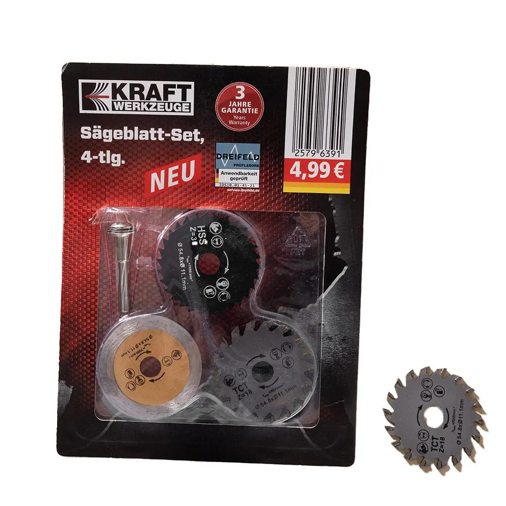 TCT Sägeblatt-Set 4-tlg.
