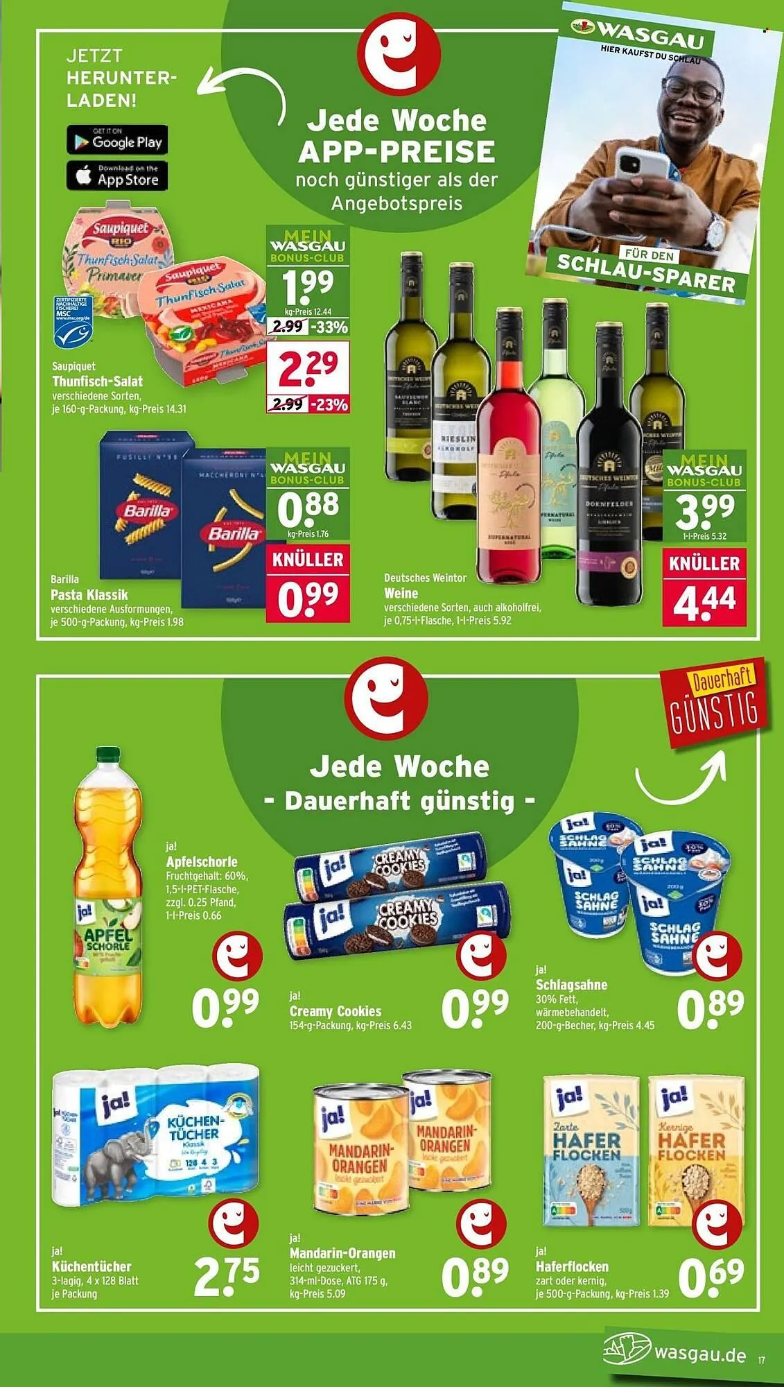 Wasgau Prospekt von 16. März bis 21. März 2026 - Prospekt seite 17