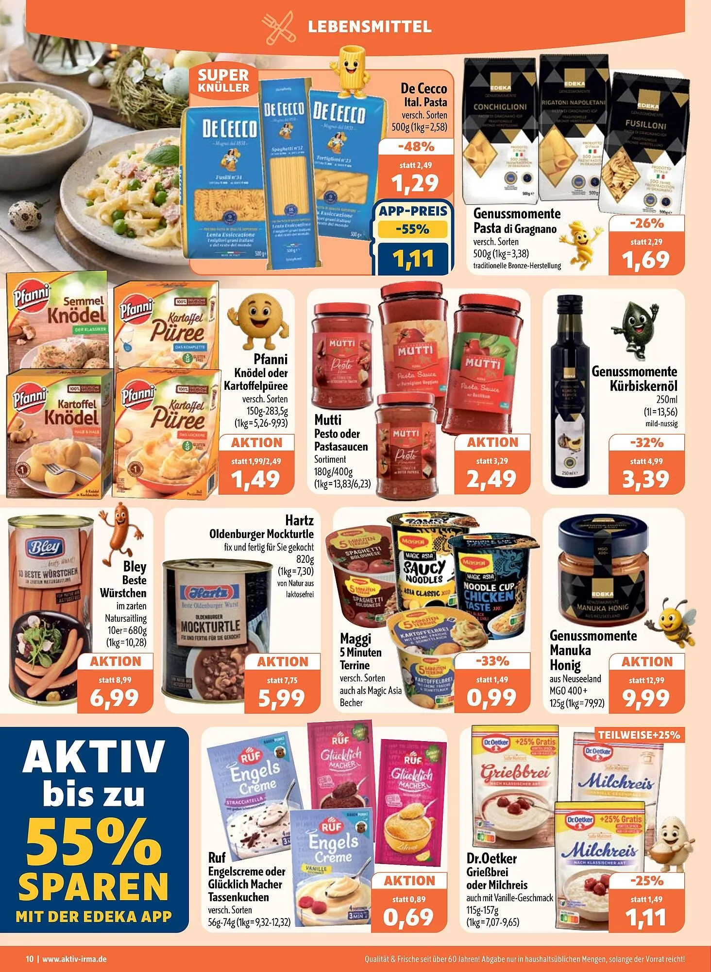 Aktiv Irma Prospekt von 23. März bis 28. März 2026 - Prospekt seite 10