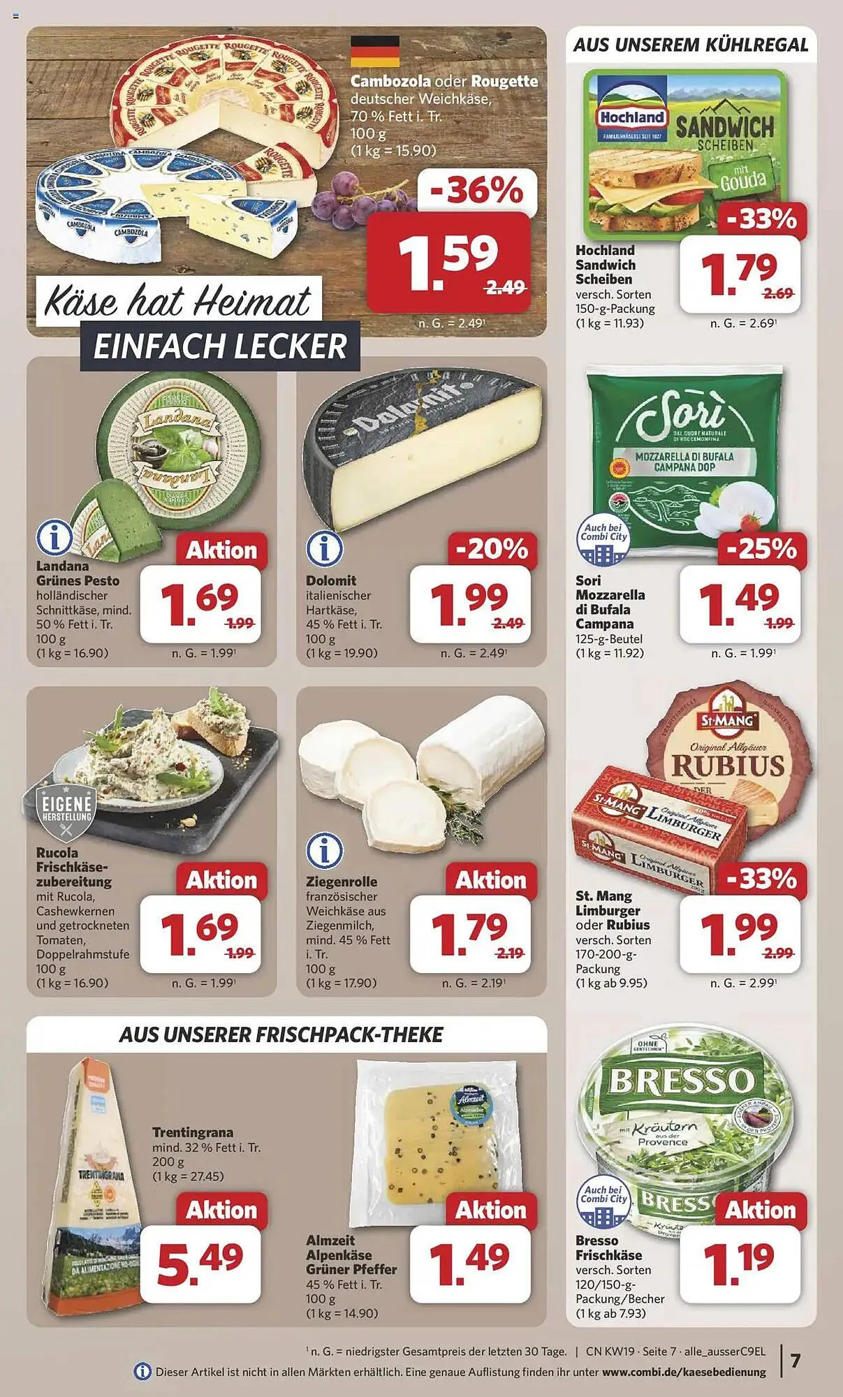 Combi Prospekt von 5. Mai bis 10. Mai 2025 - Prospekt seite 8