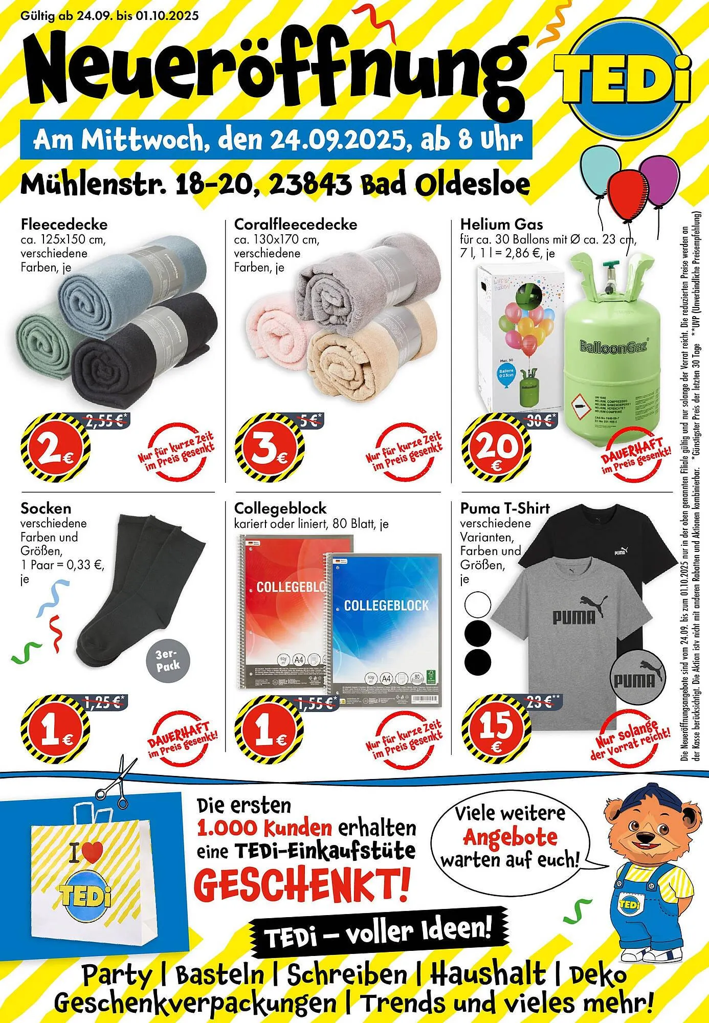 TEDi Prospekt von 19. September bis 26. September 2025 - Prospekt seite 1