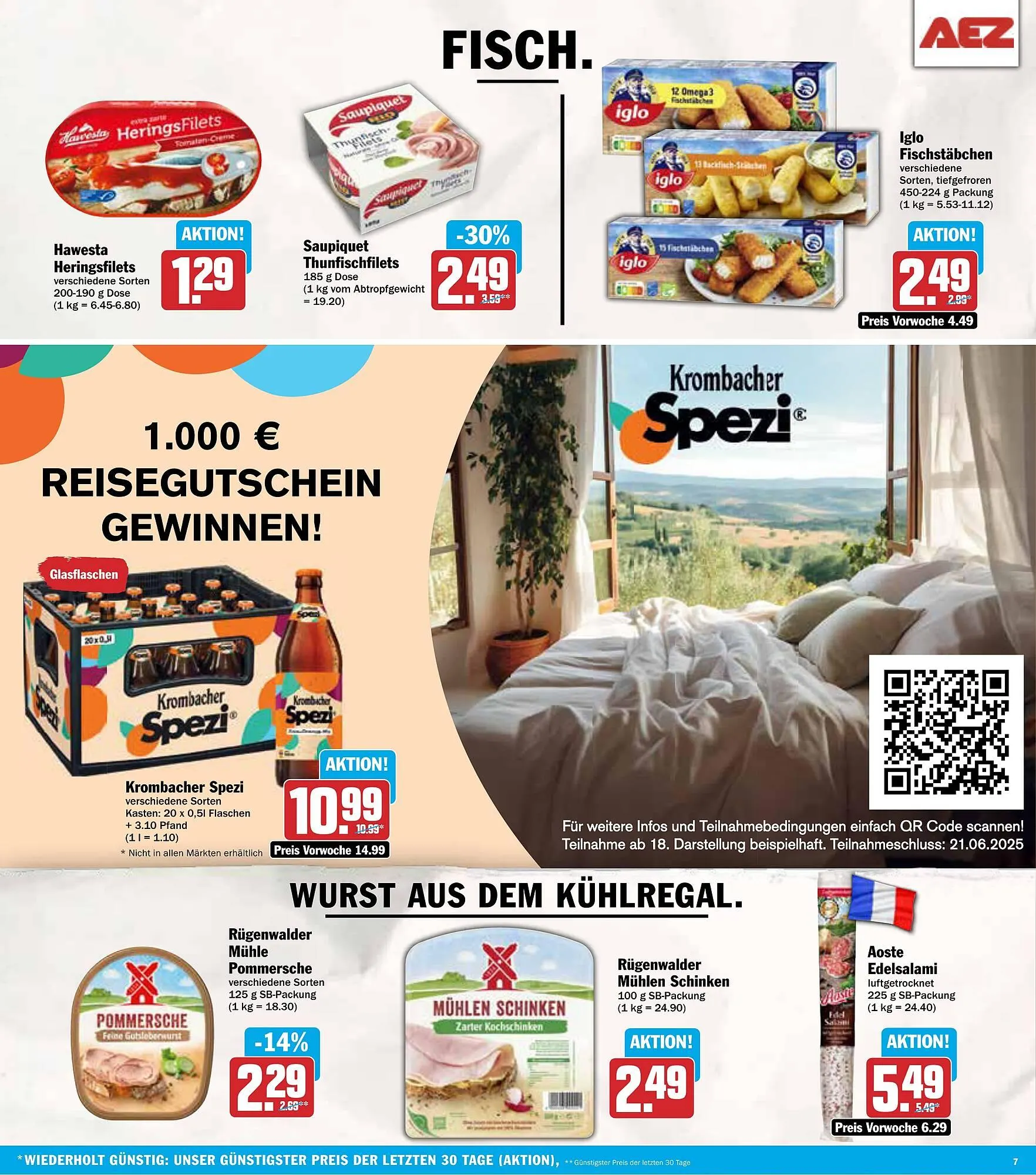 AEZ Prospekt von 9. Juni bis 14. Juni 2025 - Prospekt seite 7