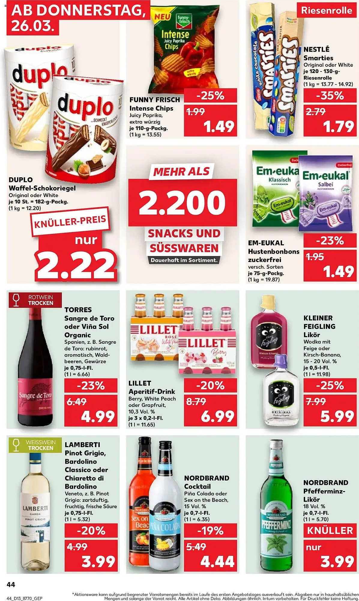 Kaufland Prospekt von 26. März bis 1. April 2026 - Prospekt seite 44