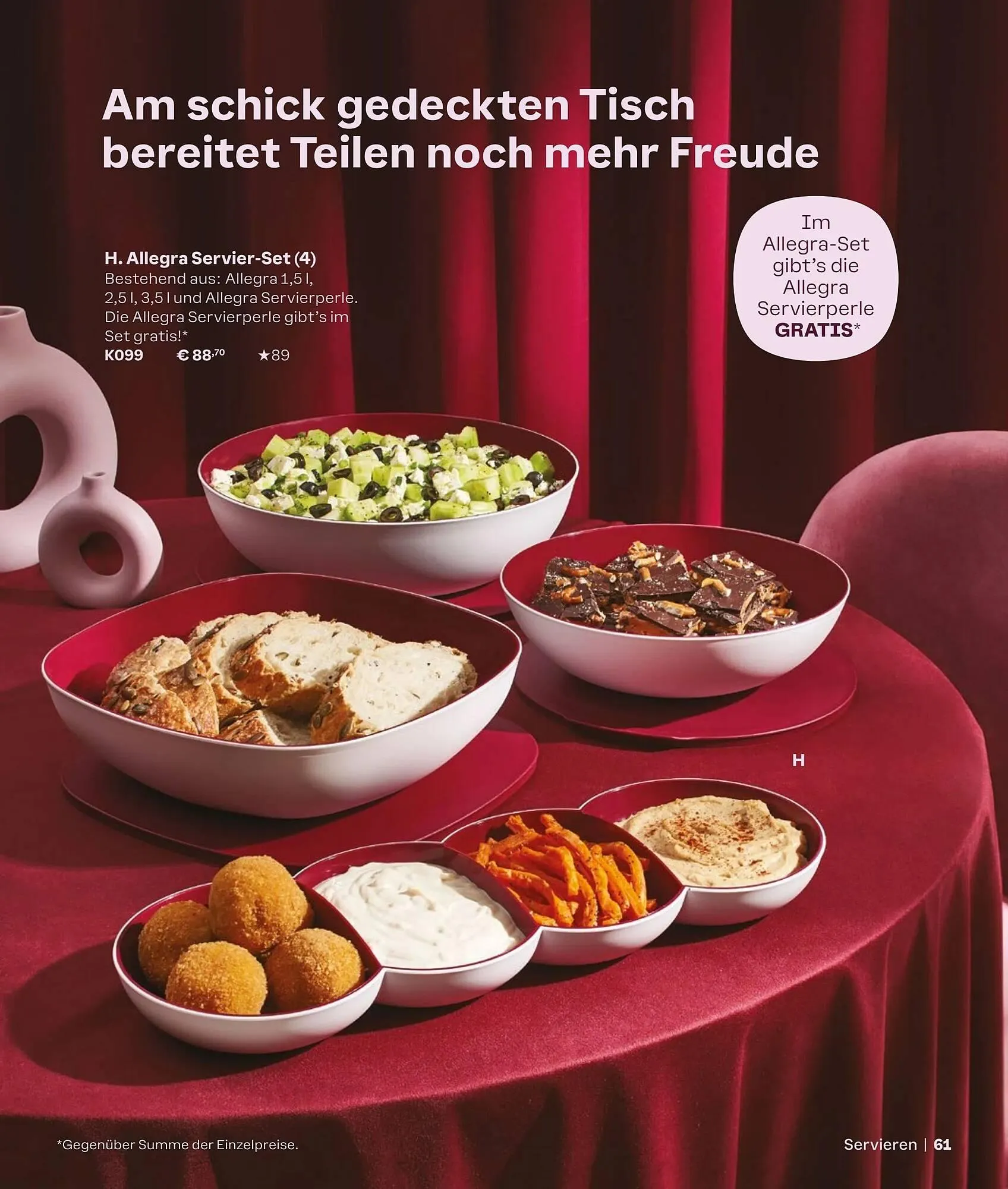 Tupperware Prospekt von 2. September bis 1. März 2025 - Prospekt seite 61