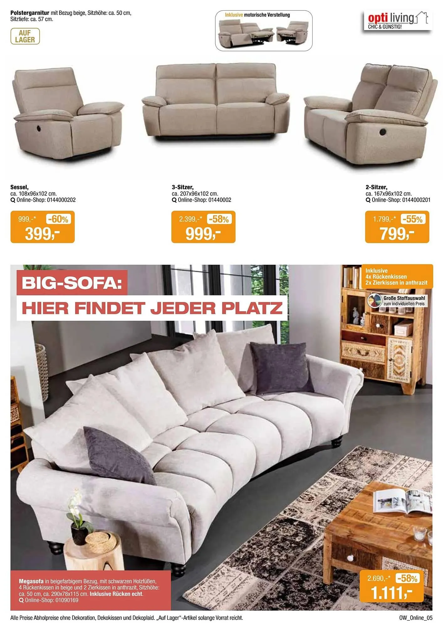 Opti Wohnwelt Prospekt von 13. April bis 24. April 2025 - Prospekt seite 5