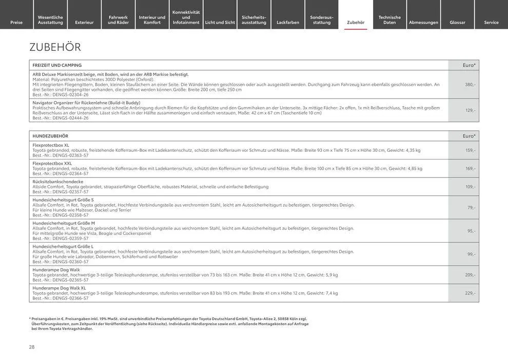 Toyota RAV4 von 4. Juni bis 4. Juni 2025 - Prospekt seite 28