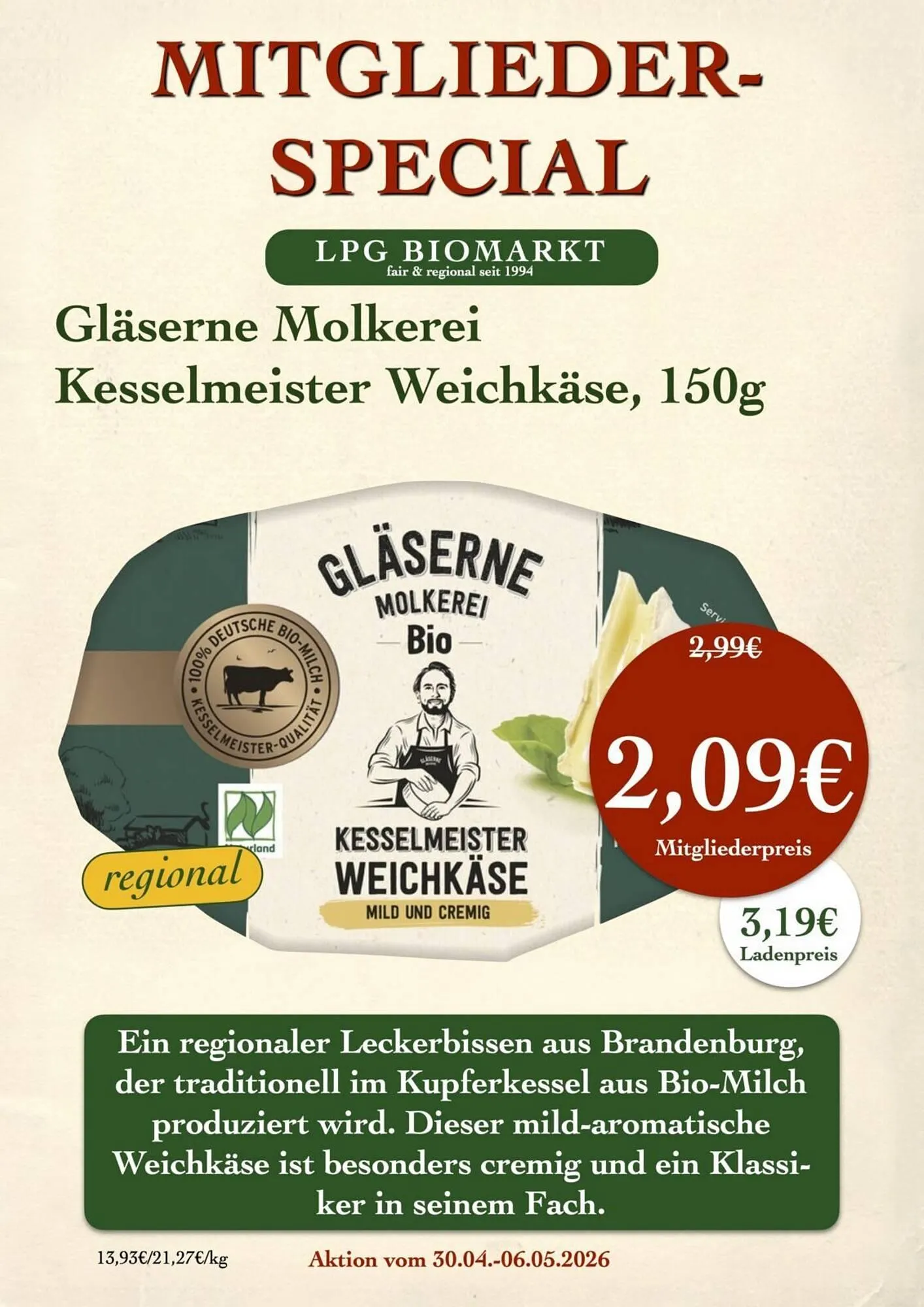 LPG Biomarkt Prospekt von 30. April bis 6. Mai 2026 - Prospekt seite 11