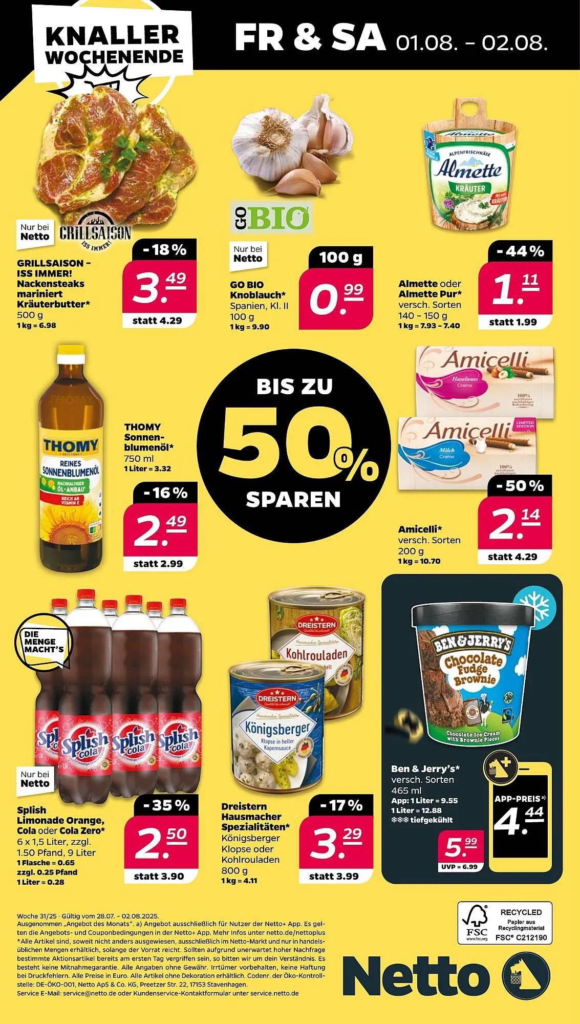 NETTO Prospekt von 28. Juli bis 2. August 2025 - Prospekt seite 34